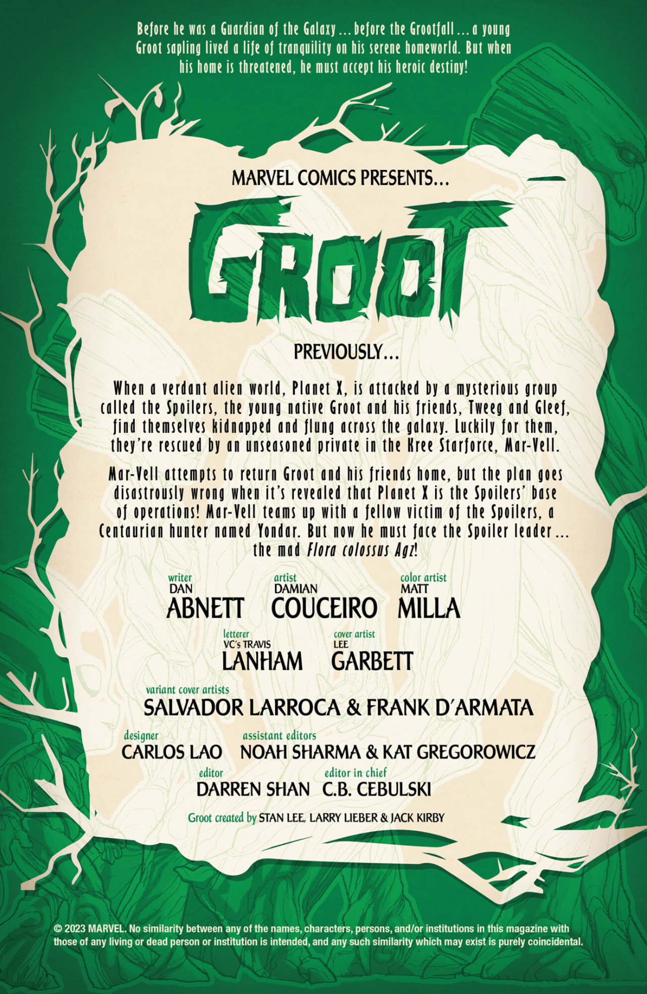 Read online Groot  (2023) comic -  Issue #3 - 6