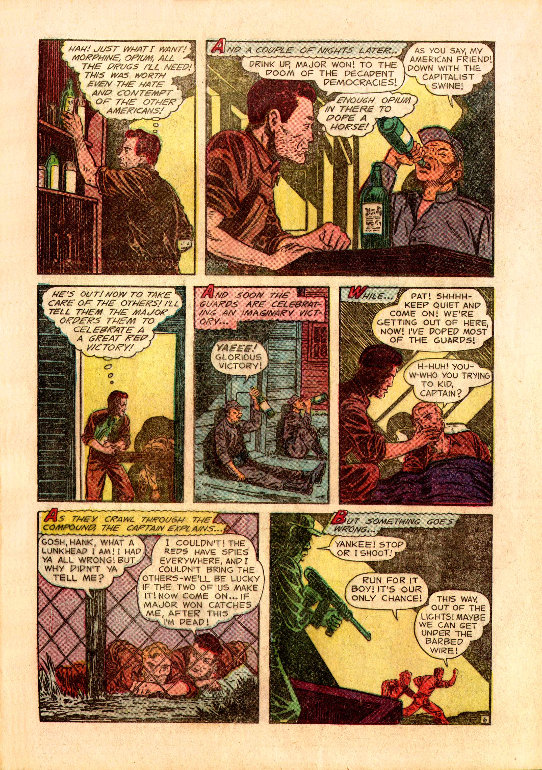 Read online Men in Action (1957) comic -  Issue #3 - 18