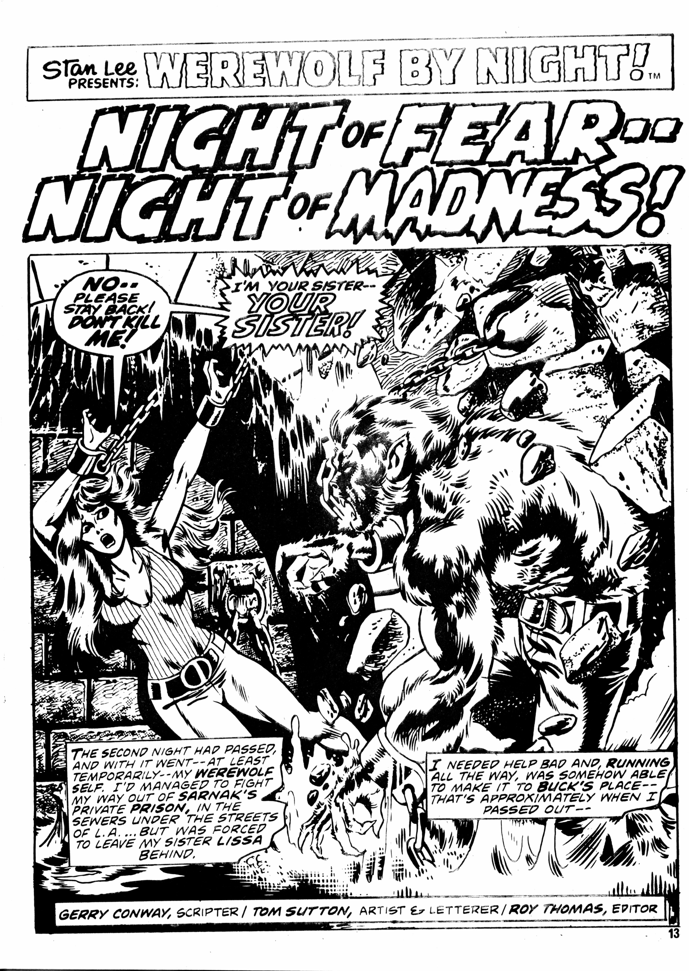 Read online Dracula Lives (1974) comic -  Issue #29 - 13