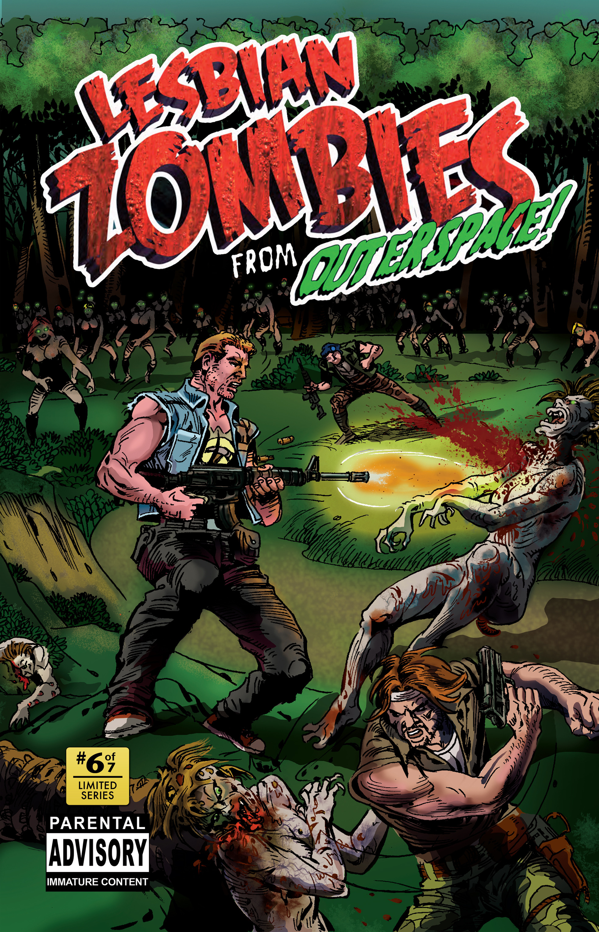 Read online Lesbian Zombies from Outer Space comic -  Issue #6 - 1