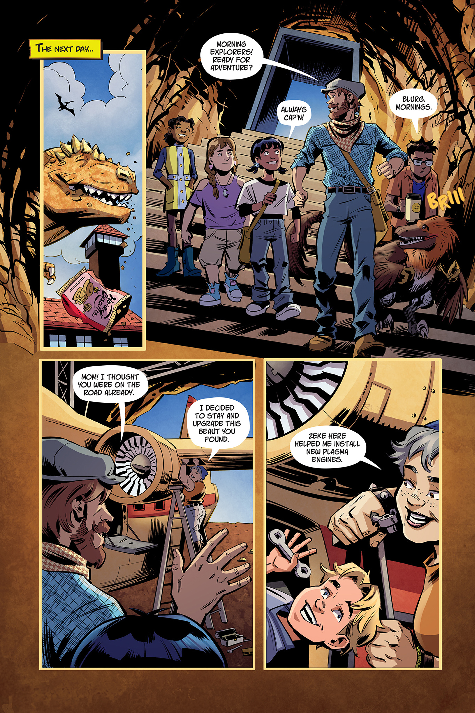 Read online Trackers Presents: Captain Nick & The Explorer Society - Compass of Mems comic -  Issue # TPB (Part 1) - 76