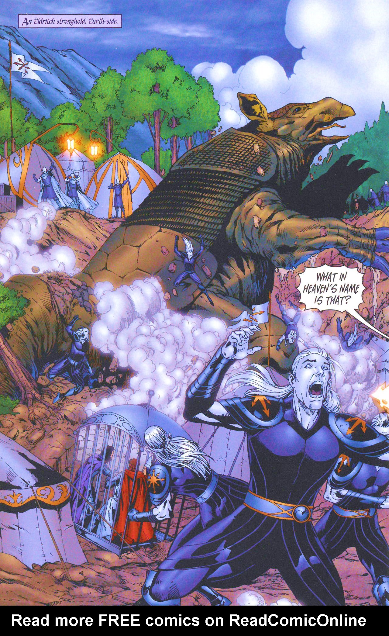 Read online Brian Pulido's Medieval Lady Death:  War of the Winds comic -  Issue #6 - 6