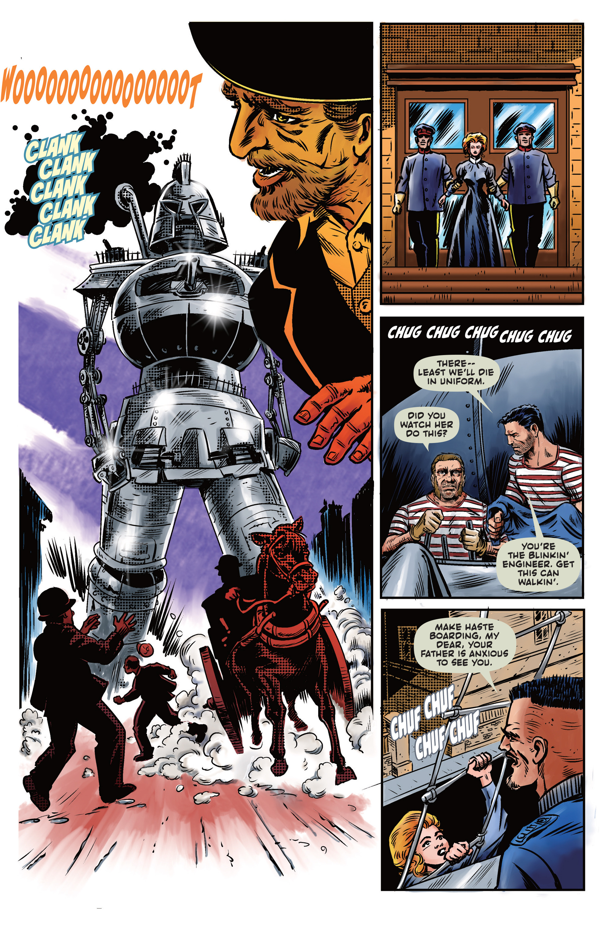 Read online Larry Blamire’s Steam Wars comic -  Issue #2 - 18