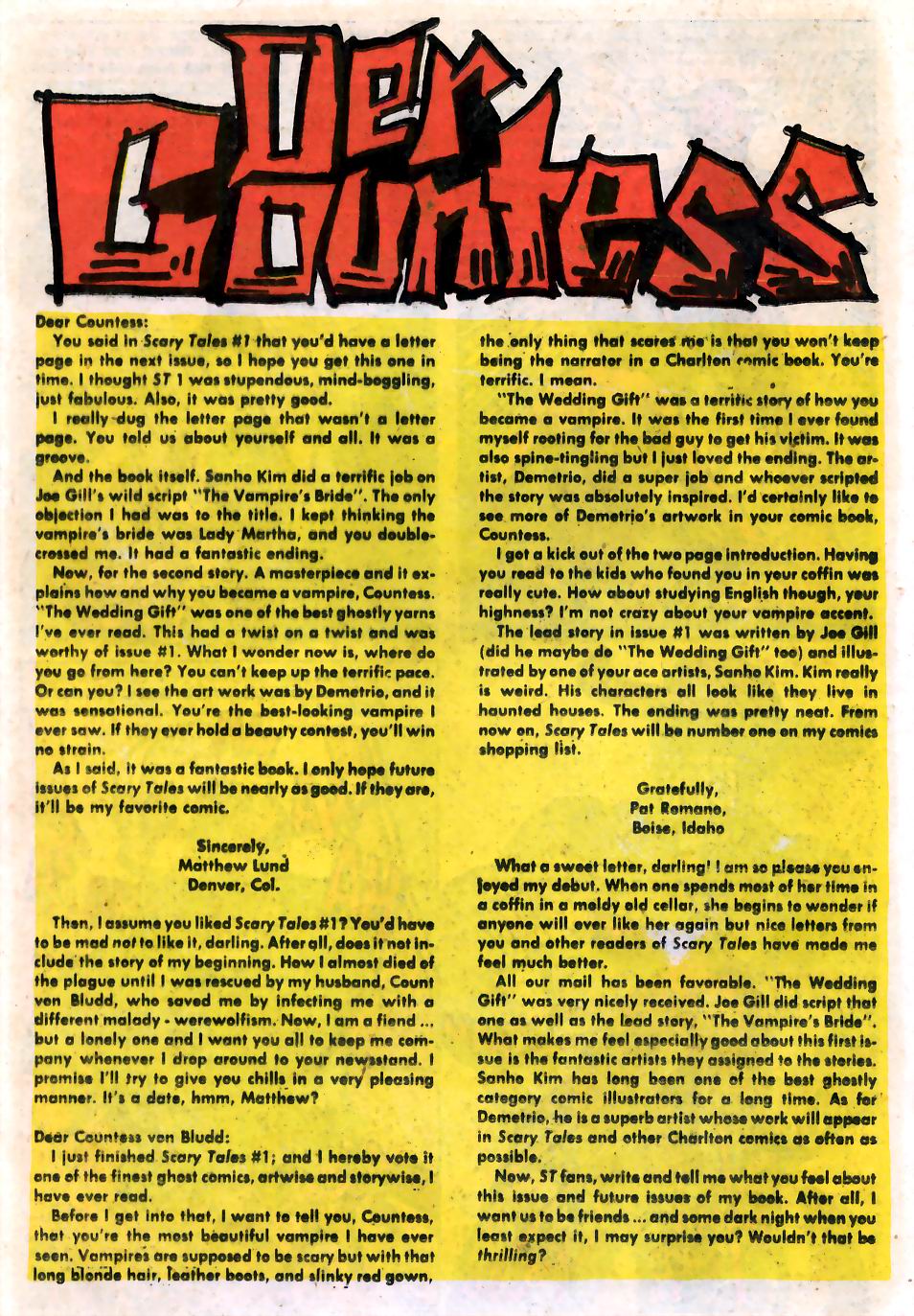 Read online Scary Tales comic -  Issue #2 - 16