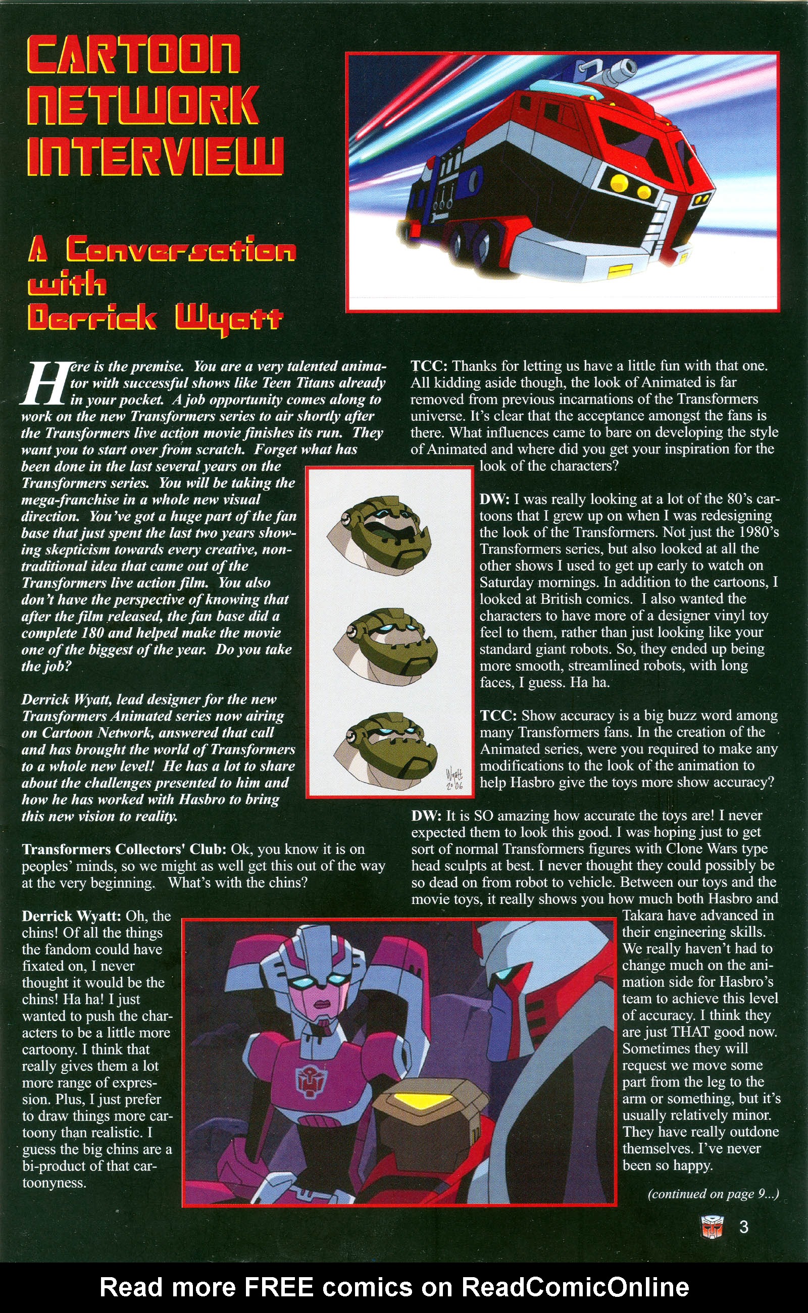 Read online Transformers: Collectors' Club comic -  Issue #19 - 3