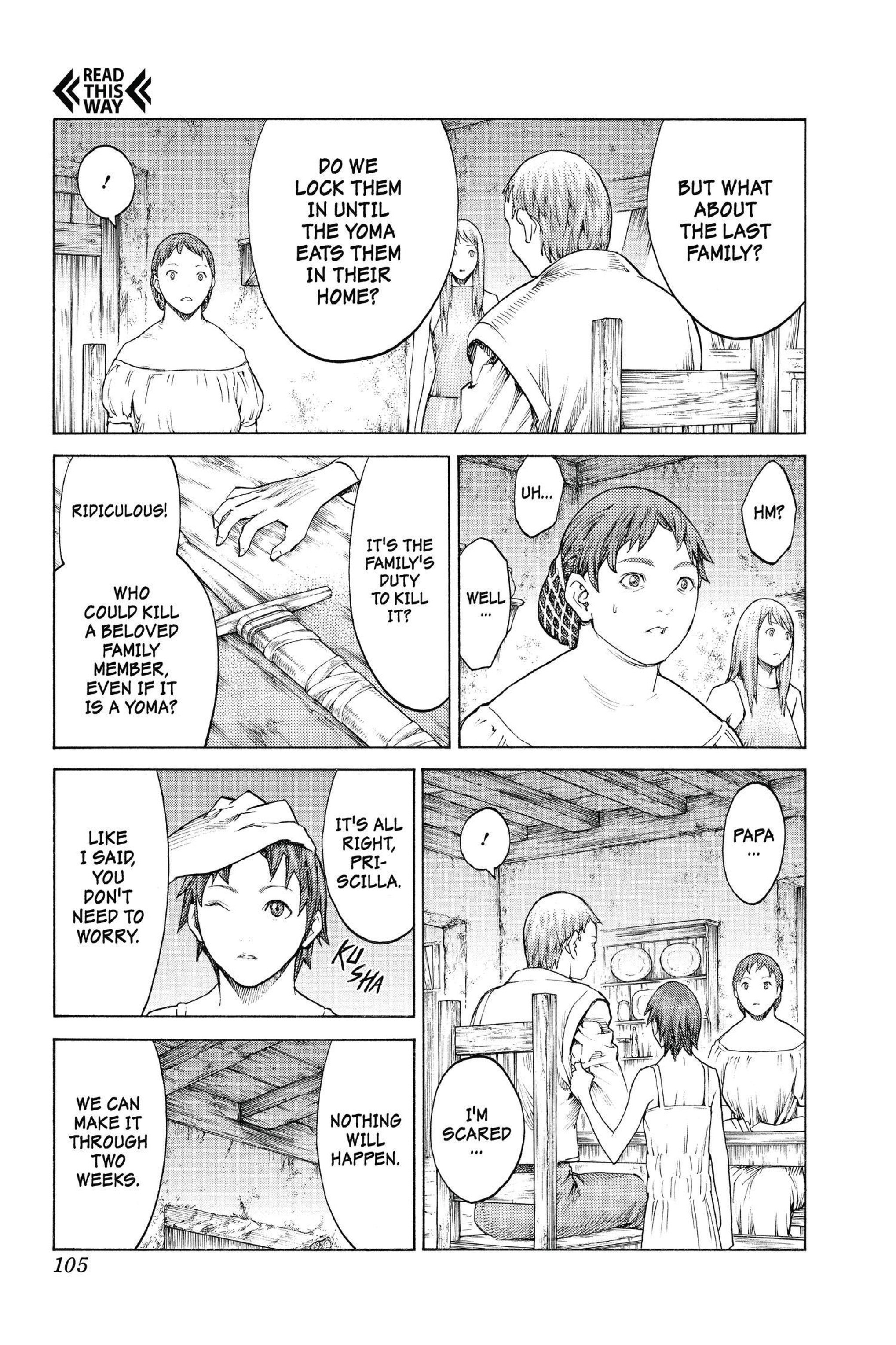 Read online Claymore comic -  Issue #24 - 98