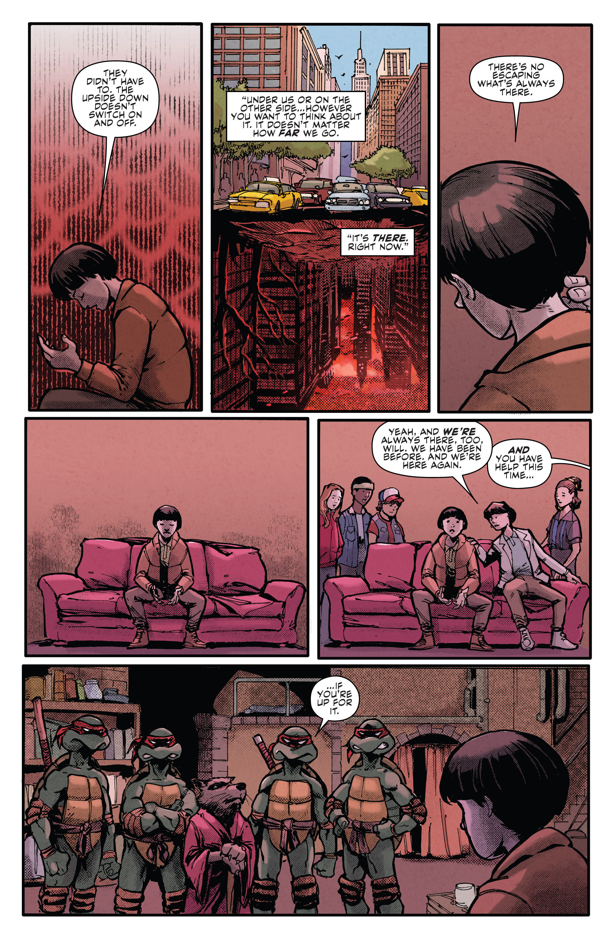 Read online Teenage Mutant Ninja Turtles x Stranger Things comic -  Issue #1 - 14