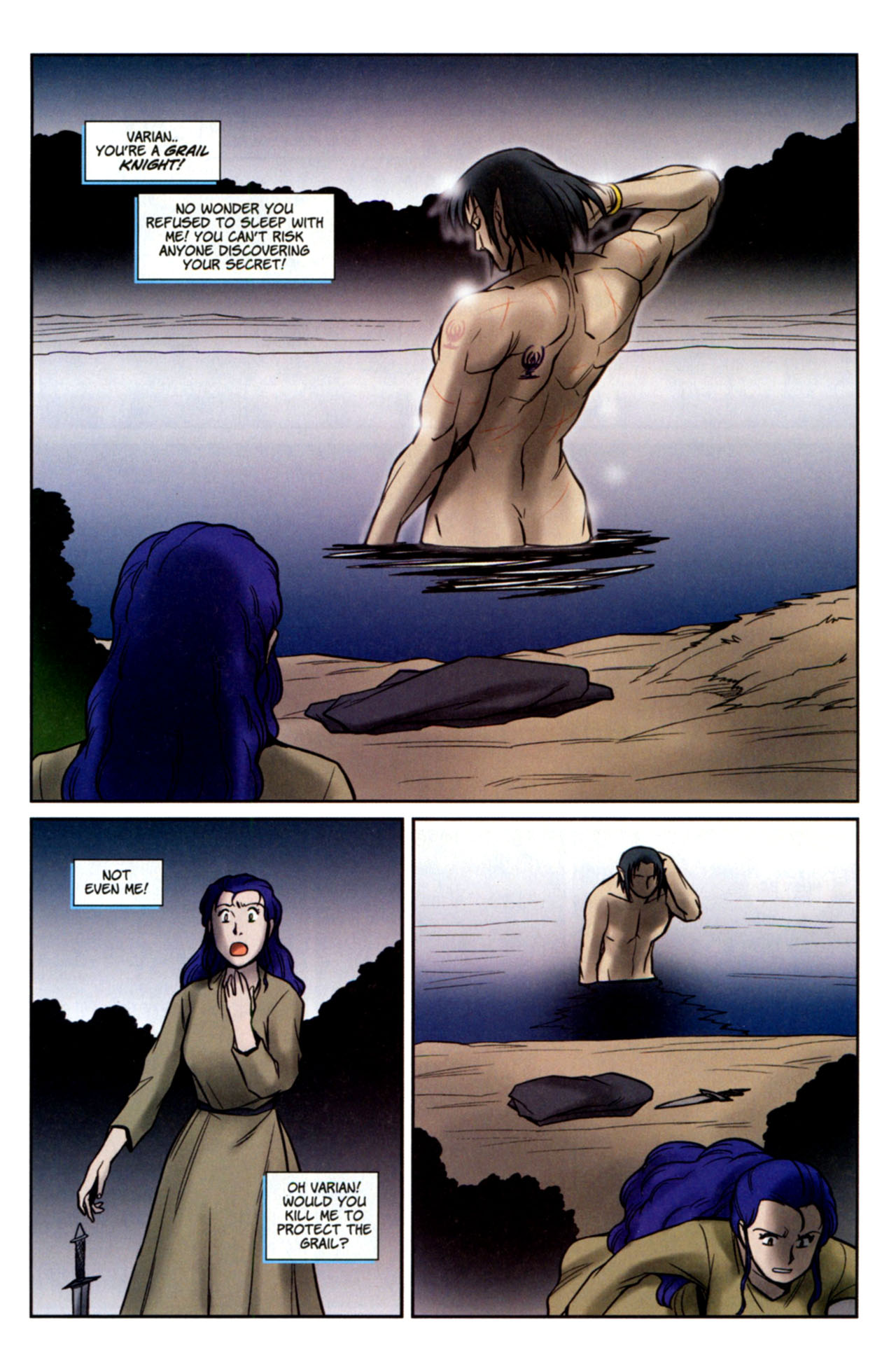 Read online Lords of Avalon: Knight of Darkness comic -  Issue #4 - 22