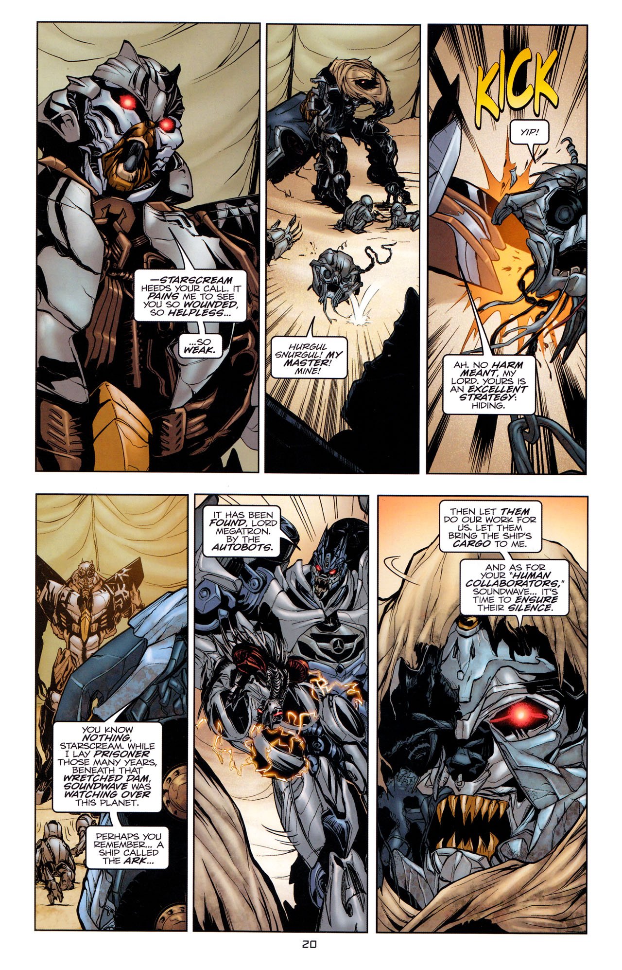 Read online Transformers: Dark of the Moon Movie Adaptation comic -  Issue #1 - 22