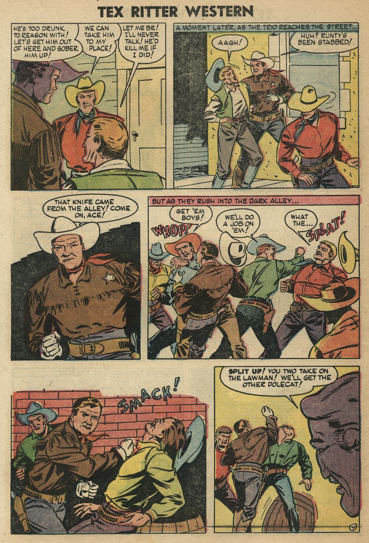 Read online Tex Ritter Western comic -  Issue #21 - 6