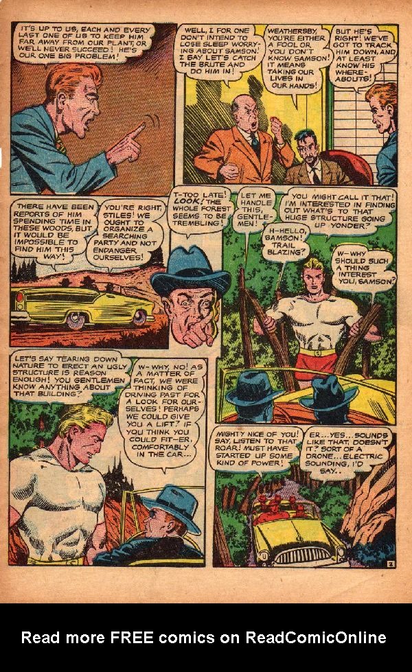 Read online Samson (1955) comic -  Issue #12 - 4