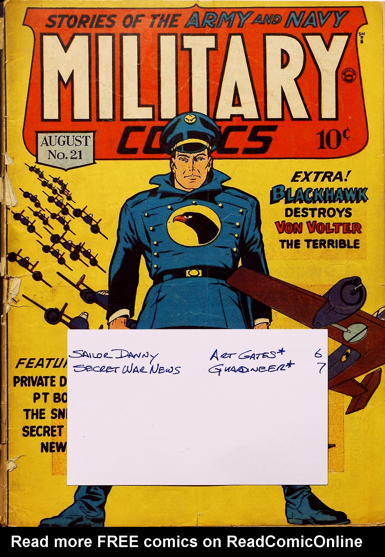 Read online Military Comics comic -  Issue #21 - 70