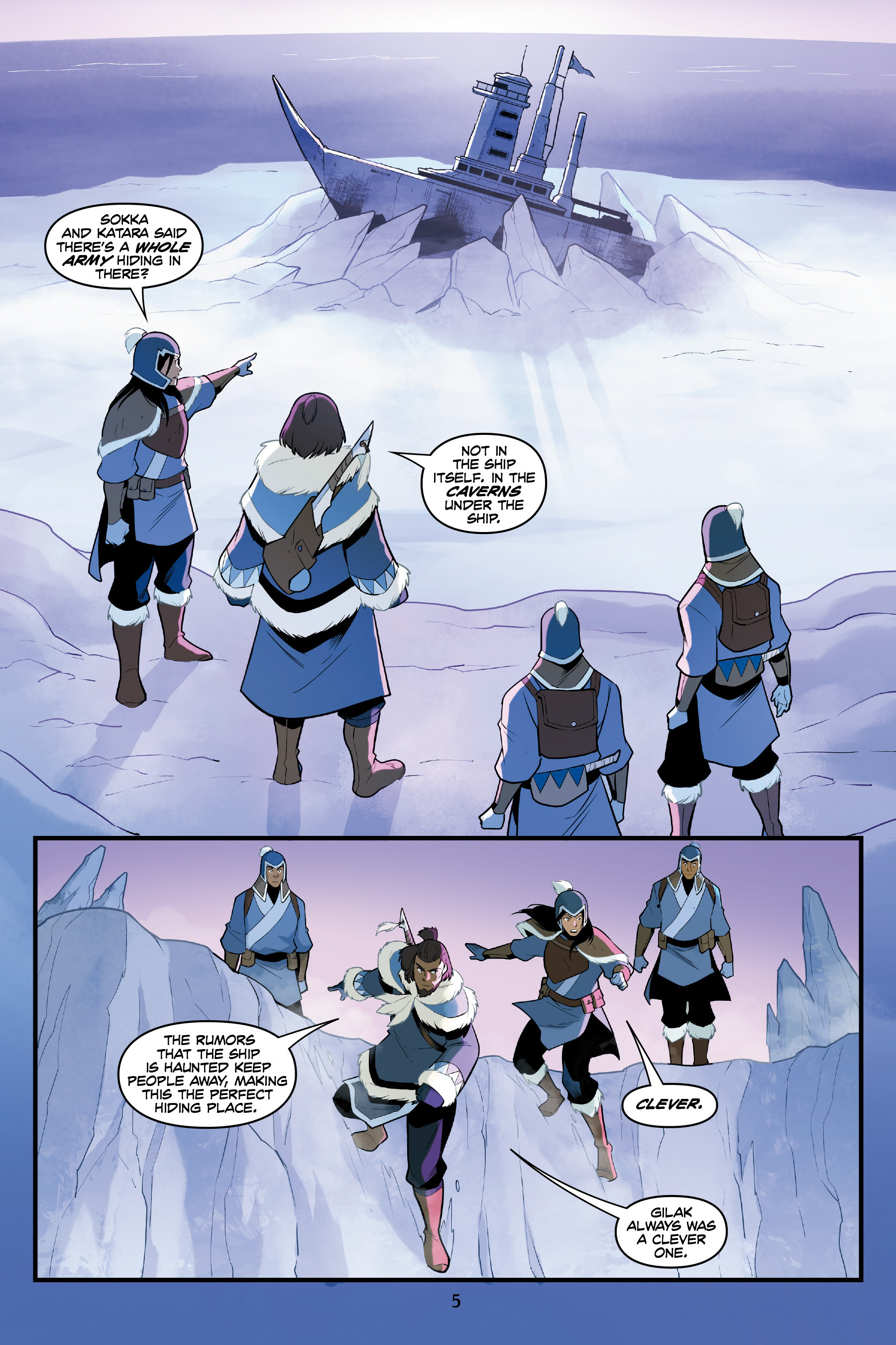 Read online Nickelodeon Avatar: The Last Airbender - North and South comic -  Issue #2 - 7