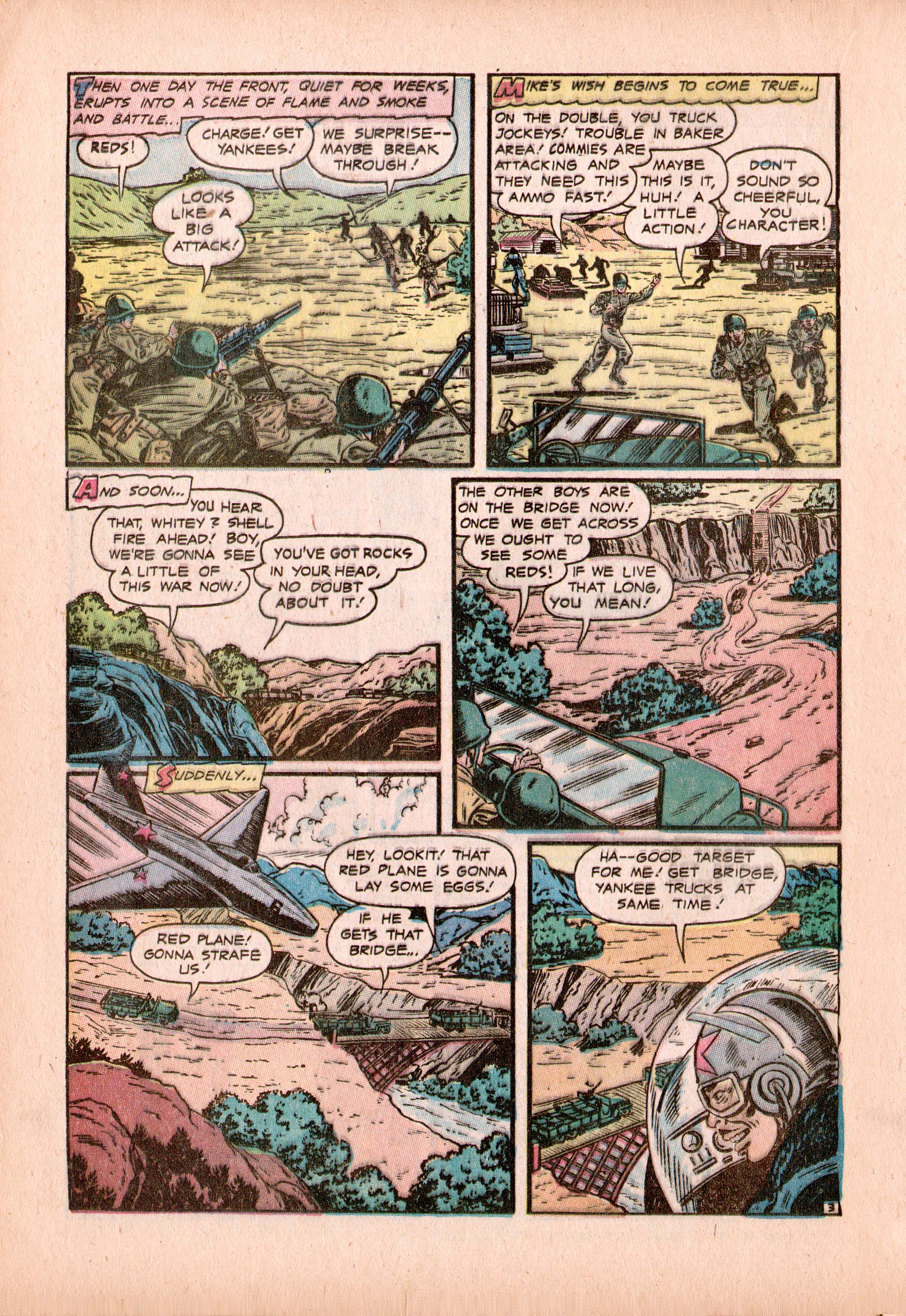 Read online Men in Action (1957) comic -  Issue #5 - 22
