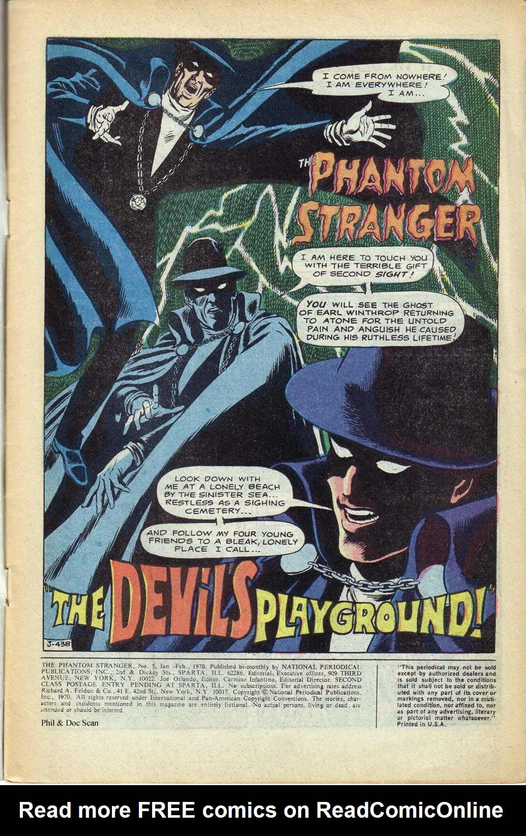 Read online The Phantom Stranger (1969) comic -  Issue #5 - 3