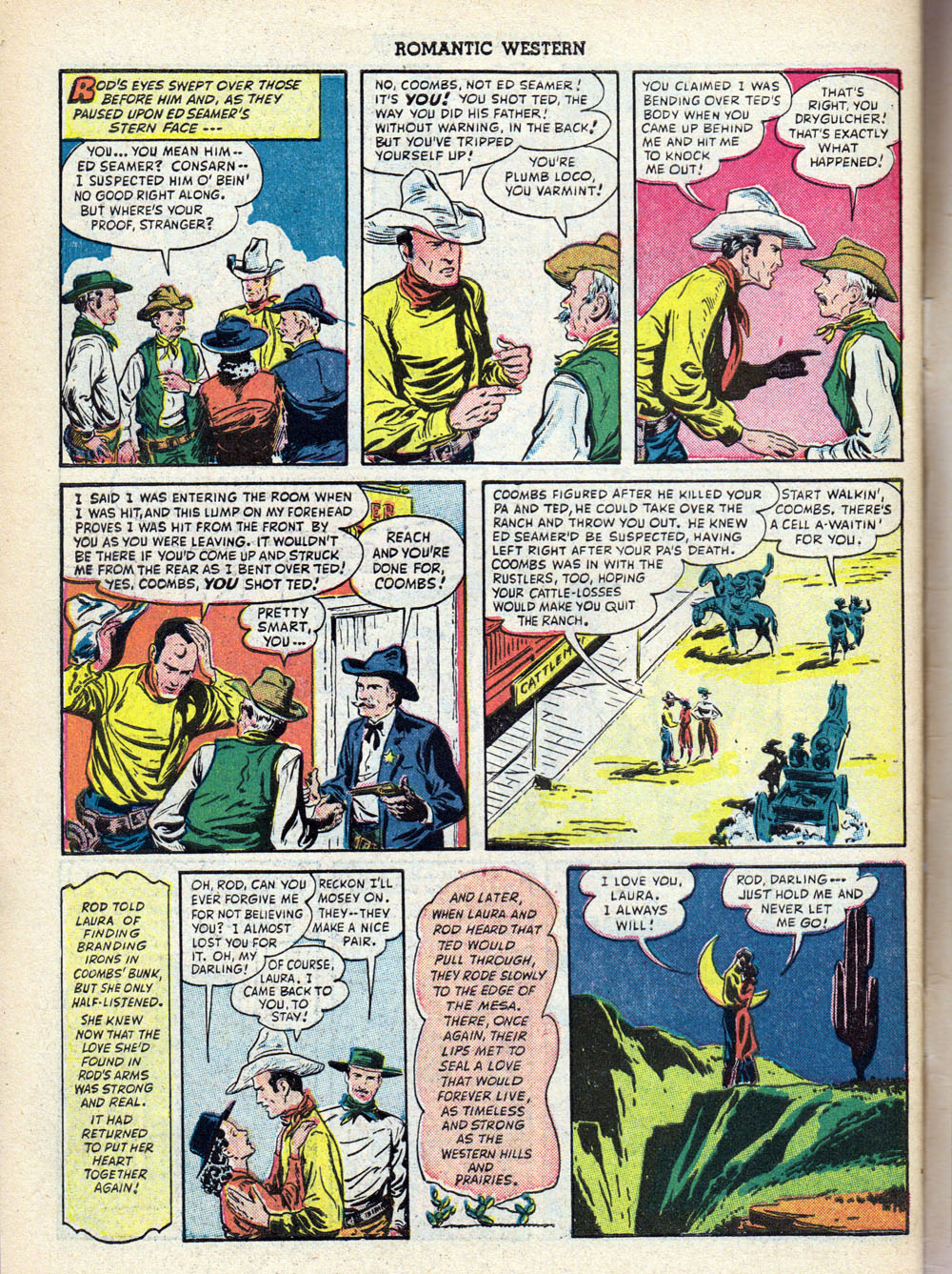 Read online Romantic Western comic -  Issue #1 - 34