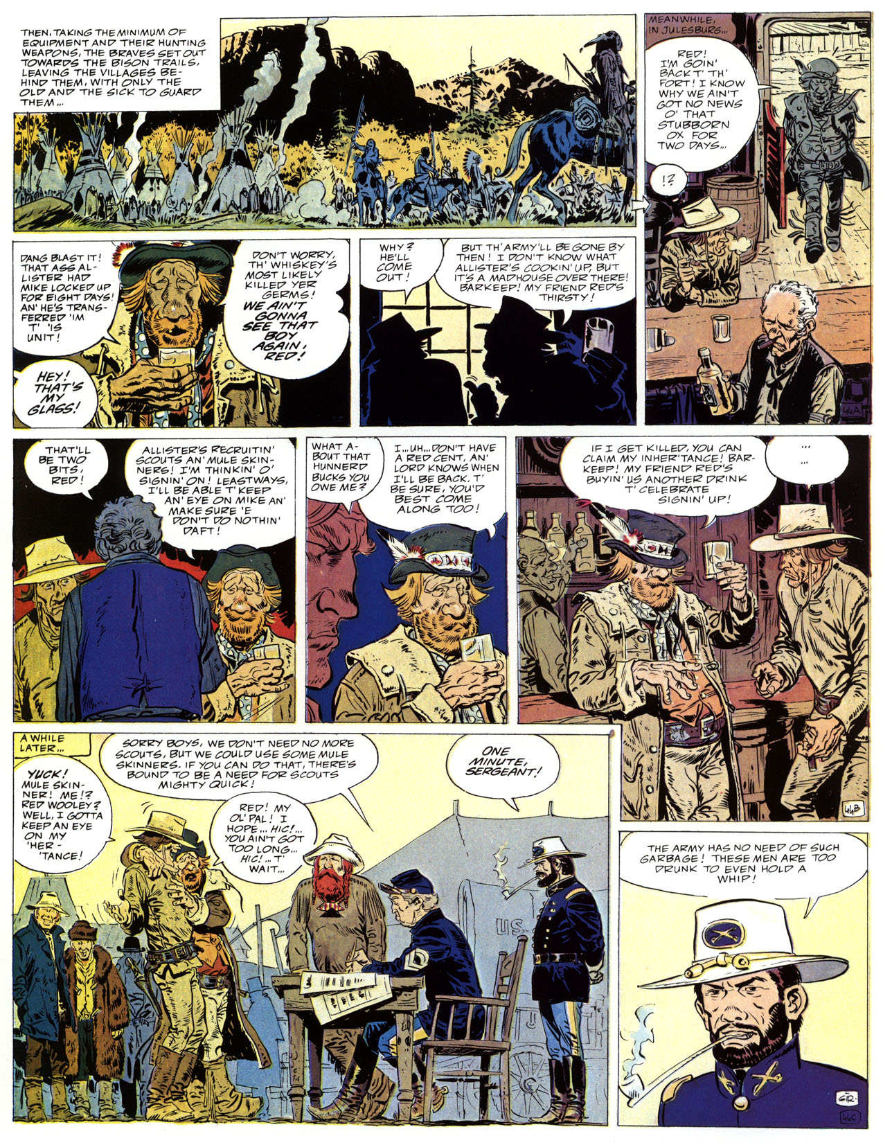 Read online Epic Graphic Novel: Lieutenant Blueberry comic -  Issue #3 - 48