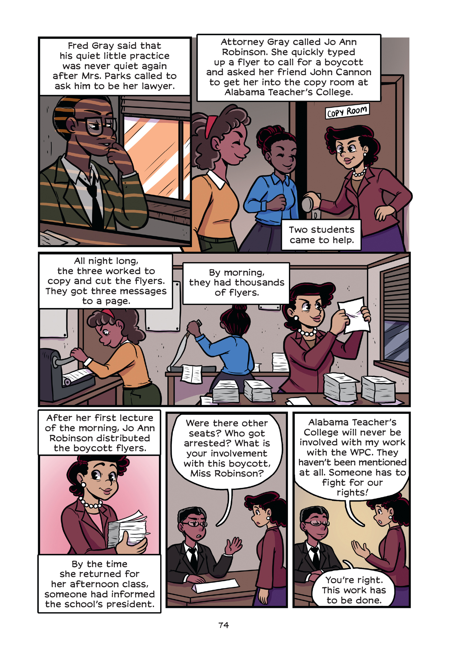 Read online History Comics comic -  Issue # Rosa Parks & Claudette Colvin - Civil Rights Heroes - 79