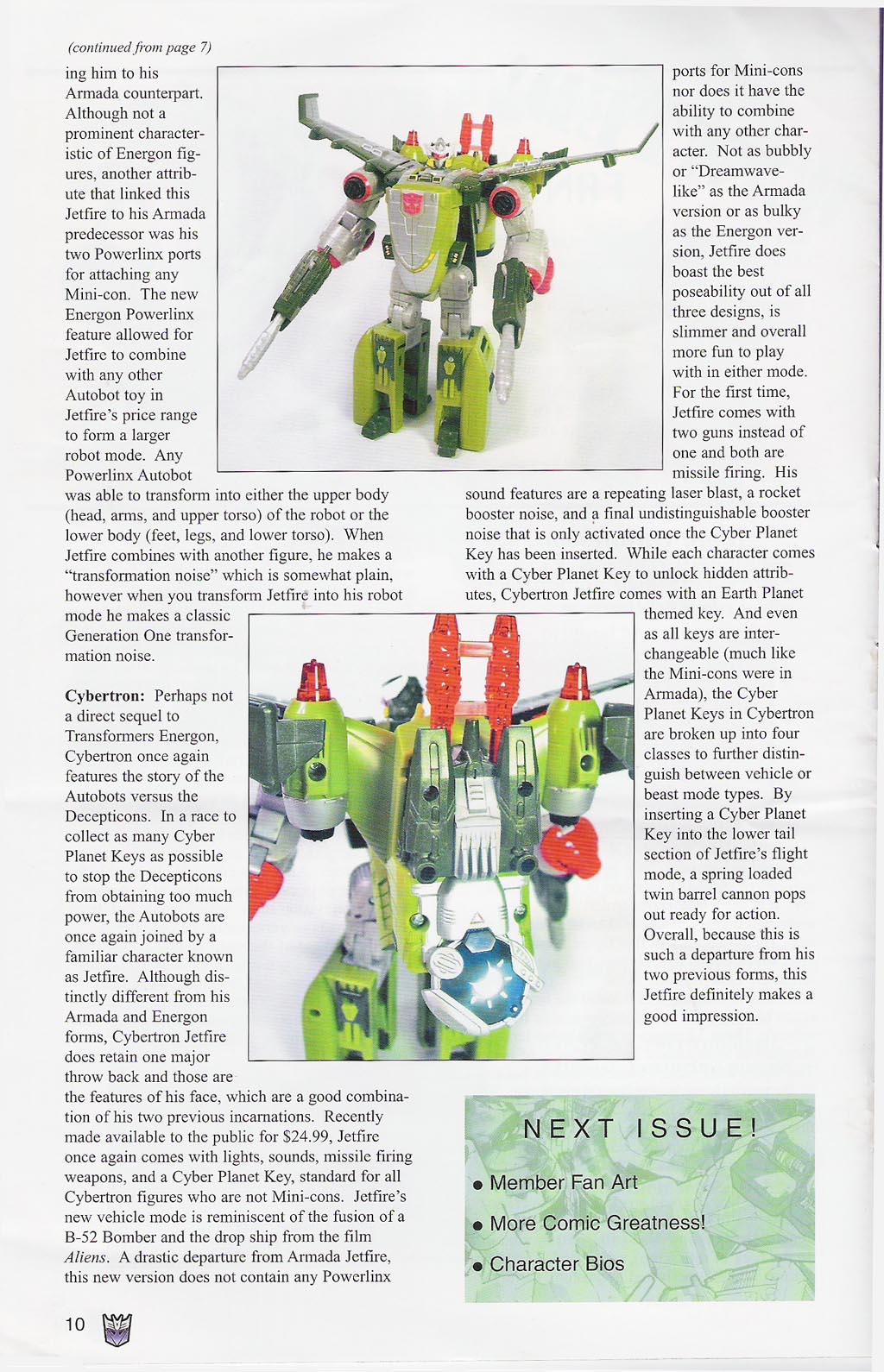 Read online Transformers: Collectors' Club comic -  Issue #4 - 10