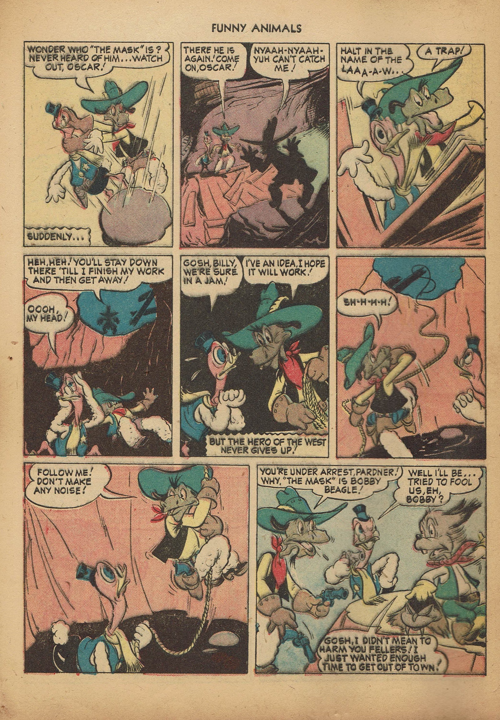 Read online Fawcett's Funny Animals comic -  Issue #22 - 12