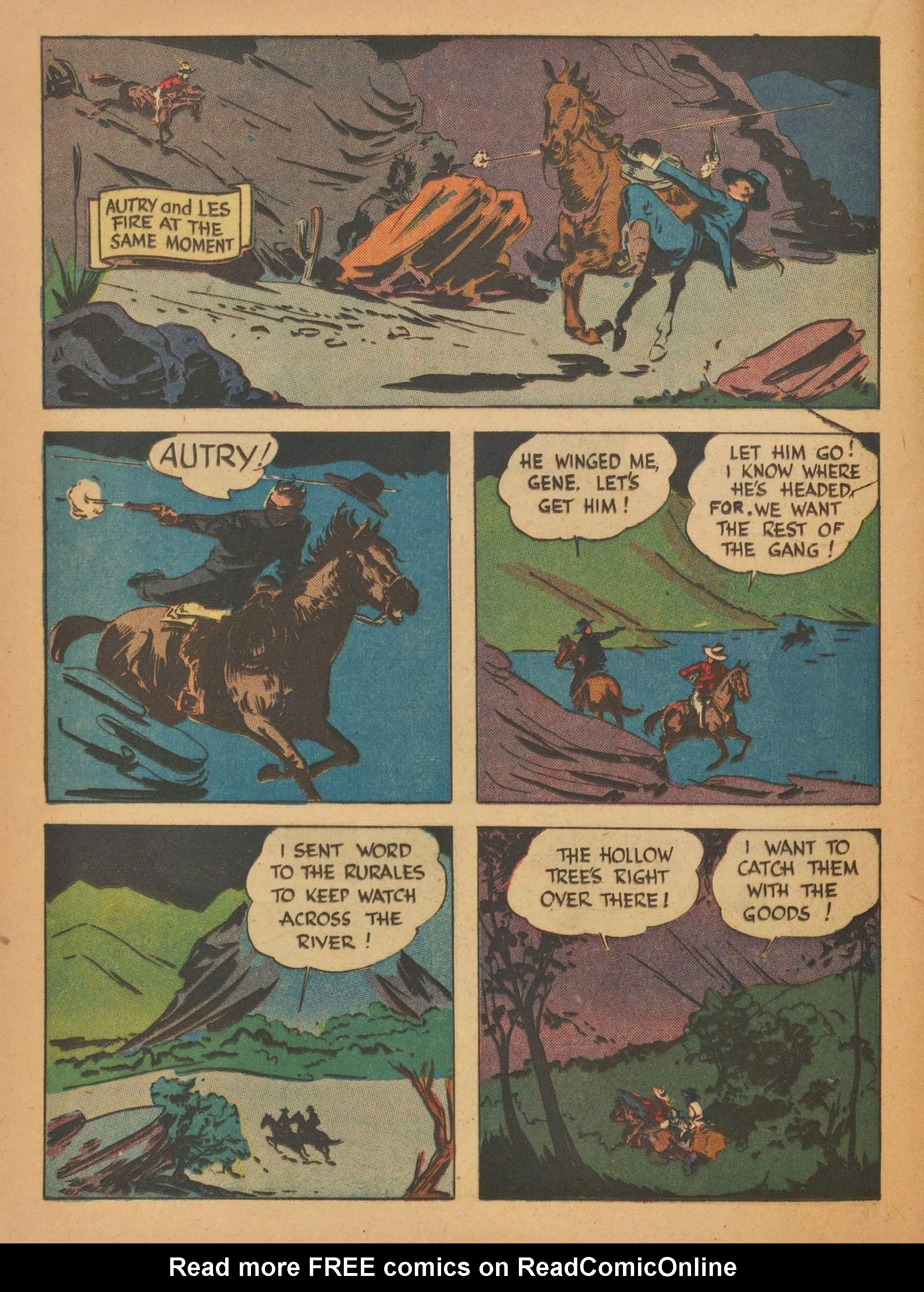 Read online Gene Autry Comics comic -  Issue #7 - 46