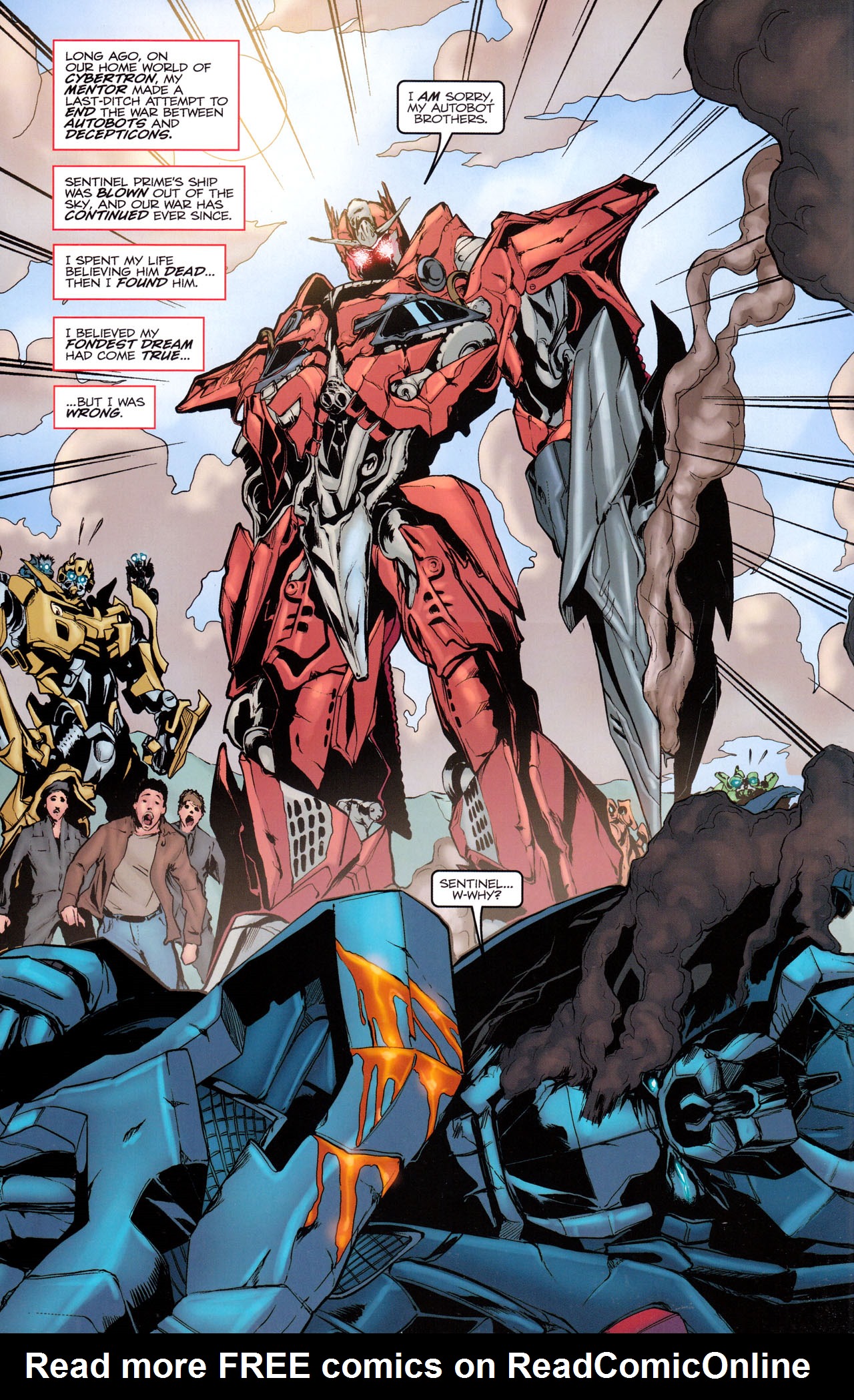 Read online Transformers: Dark of the Moon Movie Adaptation comic -  Issue #3 - 3