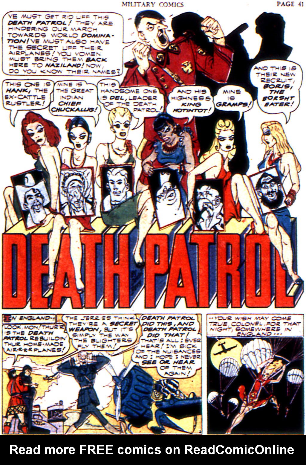 Read online Military Comics comic -  Issue #6 - 43