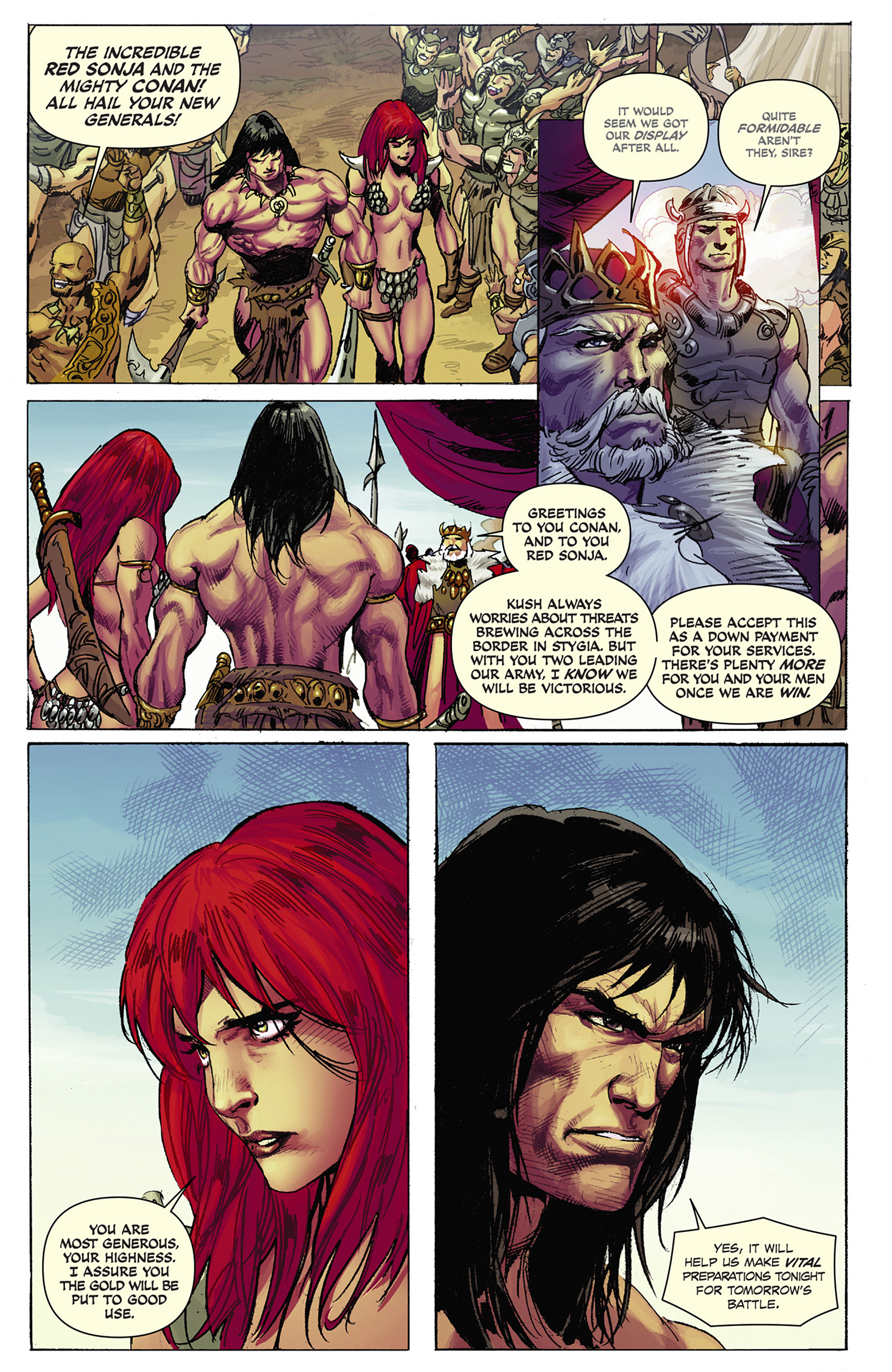 Read online Red Sonja/Conan comic -  Issue #1 - 15