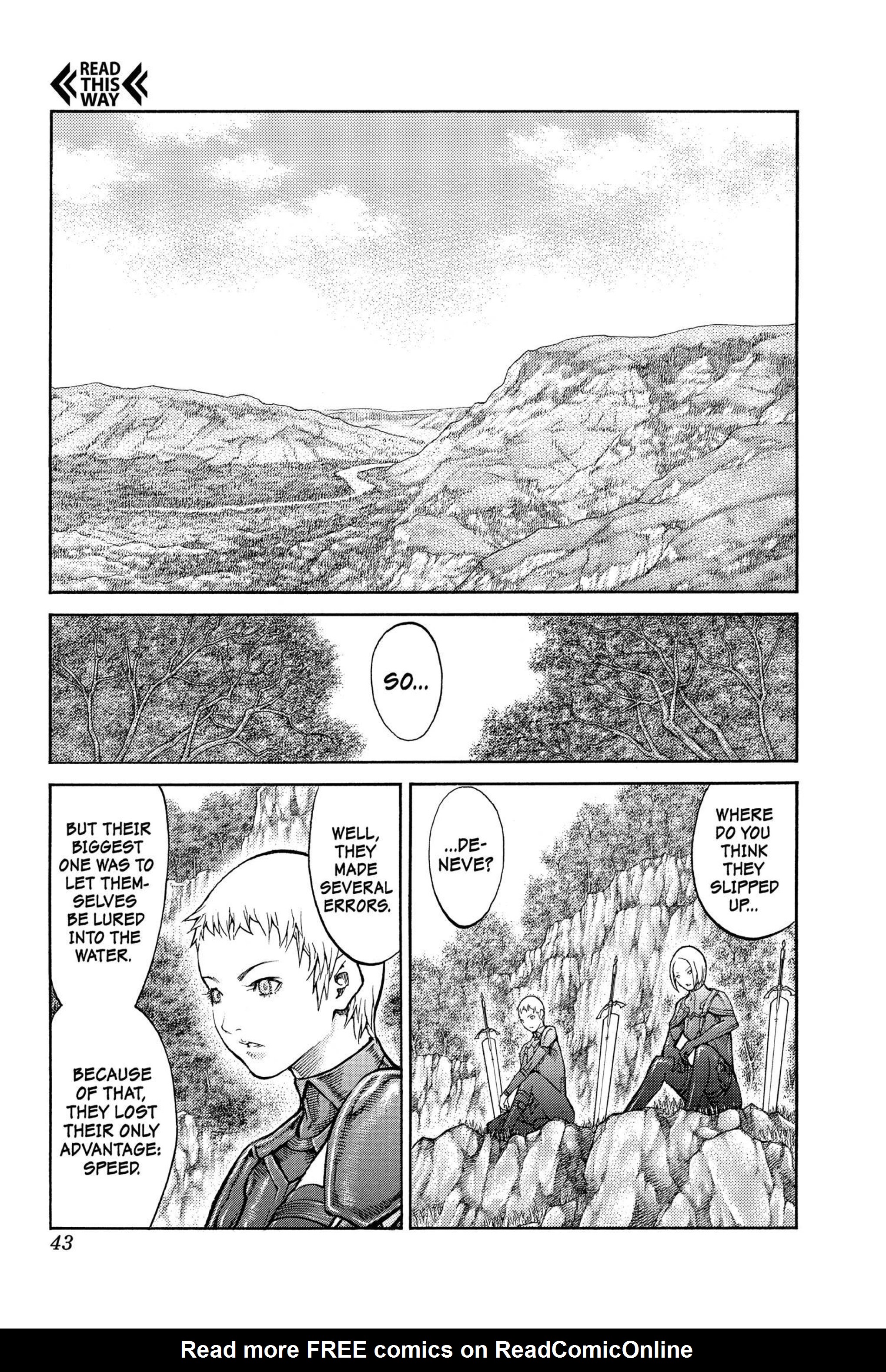 Read online Claymore comic -  Issue #16 - 41