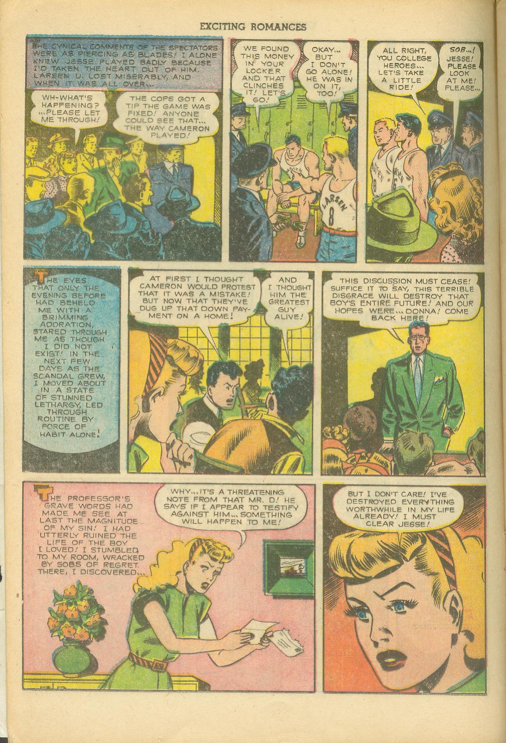 Read online Exciting Romances comic -  Issue #6 - 12