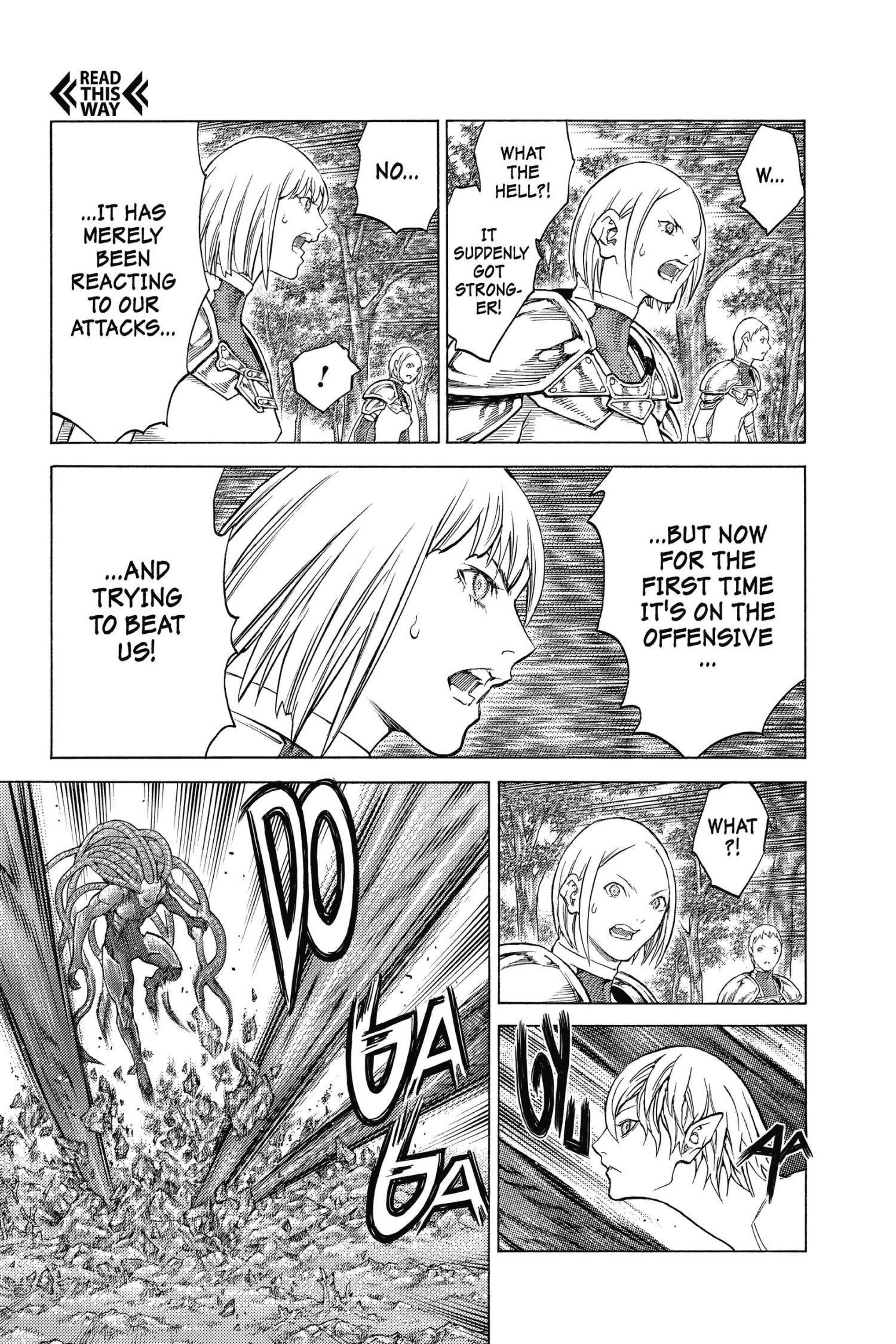 Read online Claymore comic -  Issue #25 - 157