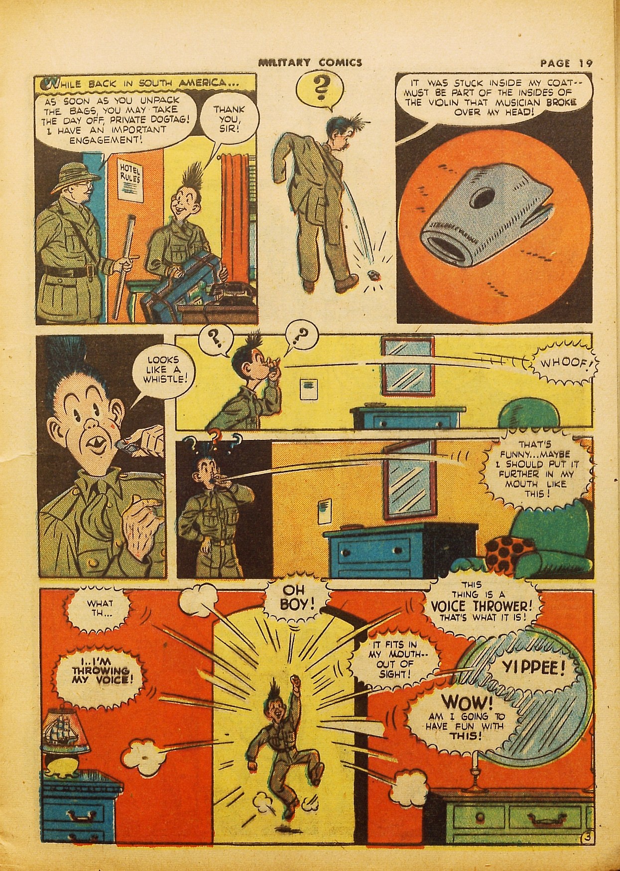 Read online Military Comics comic -  Issue #21 - 21