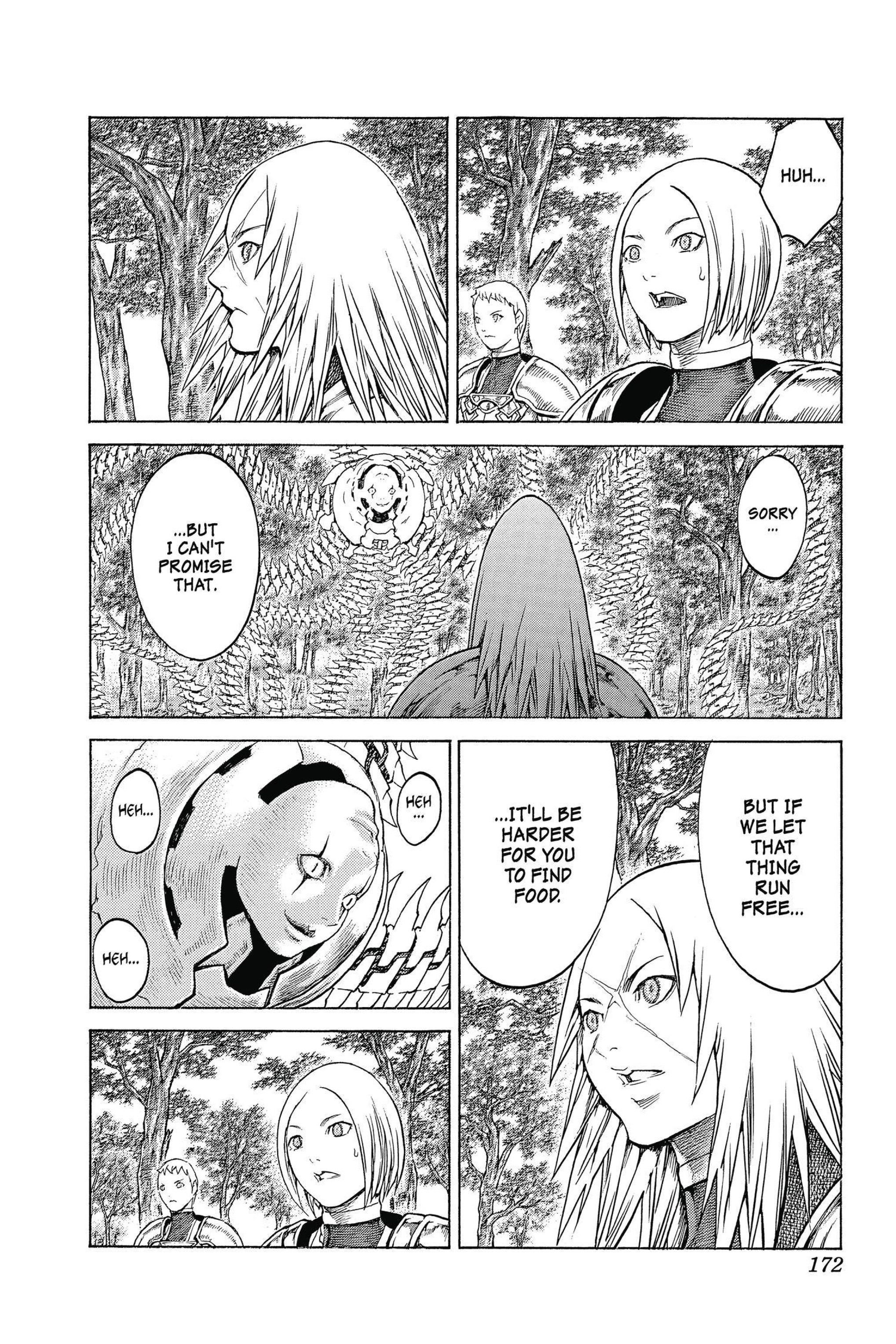 Read online Claymore comic -  Issue #24 - 157