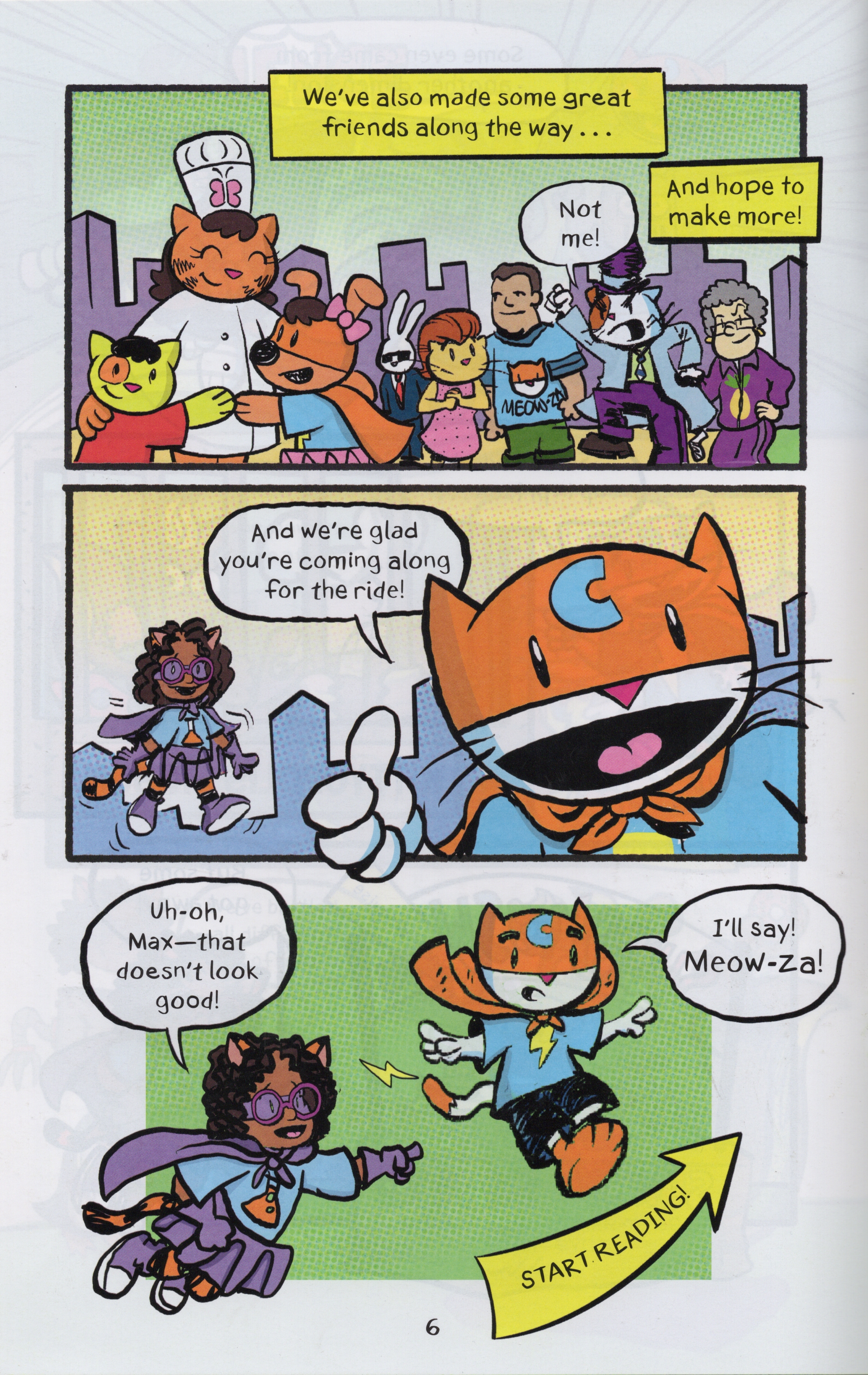 Read online Free Comic Book Day 2022 comic -  Issue # Penguin Random House Max Meow Cat On The Street - 8