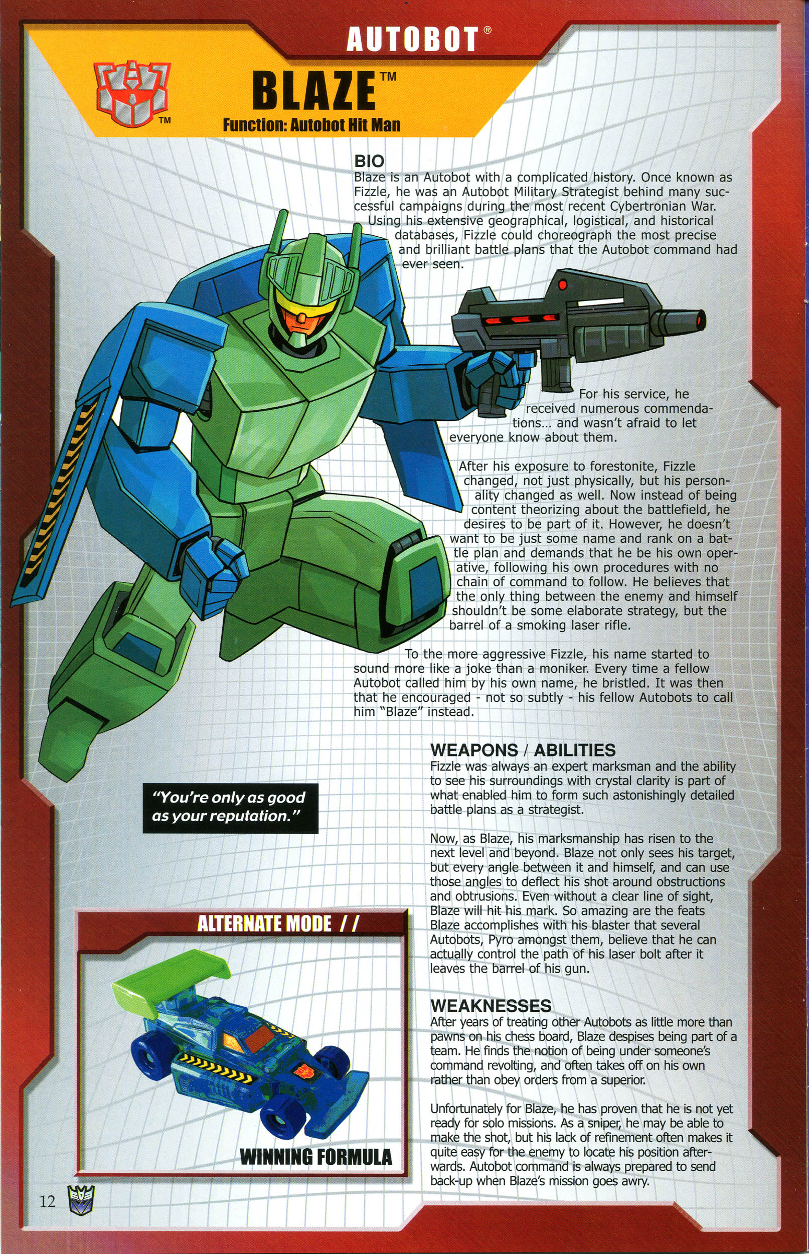 Read online Transformers: Collectors' Club comic -  Issue #47 - 12