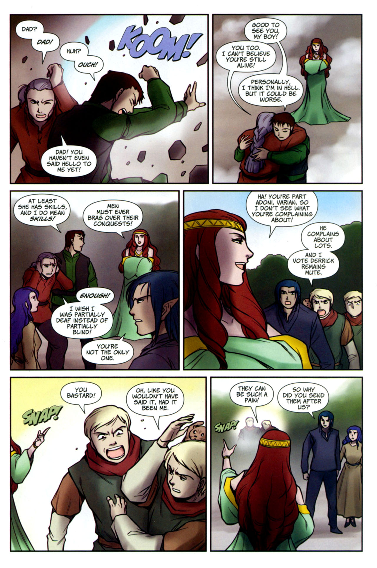 Read online Lords of Avalon: Knight of Darkness comic -  Issue #5 - 19
