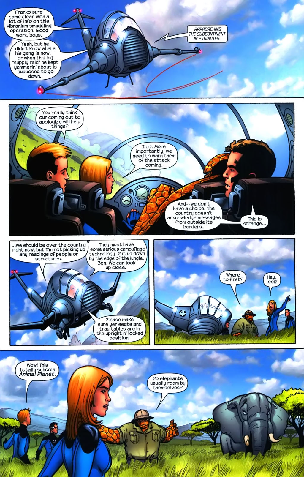 Read online Marvel Adventures Fantastic Four comic -  Issue #10 - 11