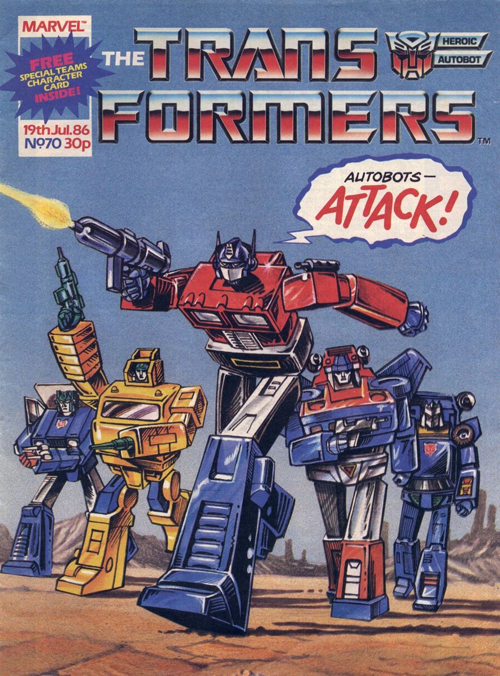 Read online The Transformers (UK) comic -  Issue #70 - 1