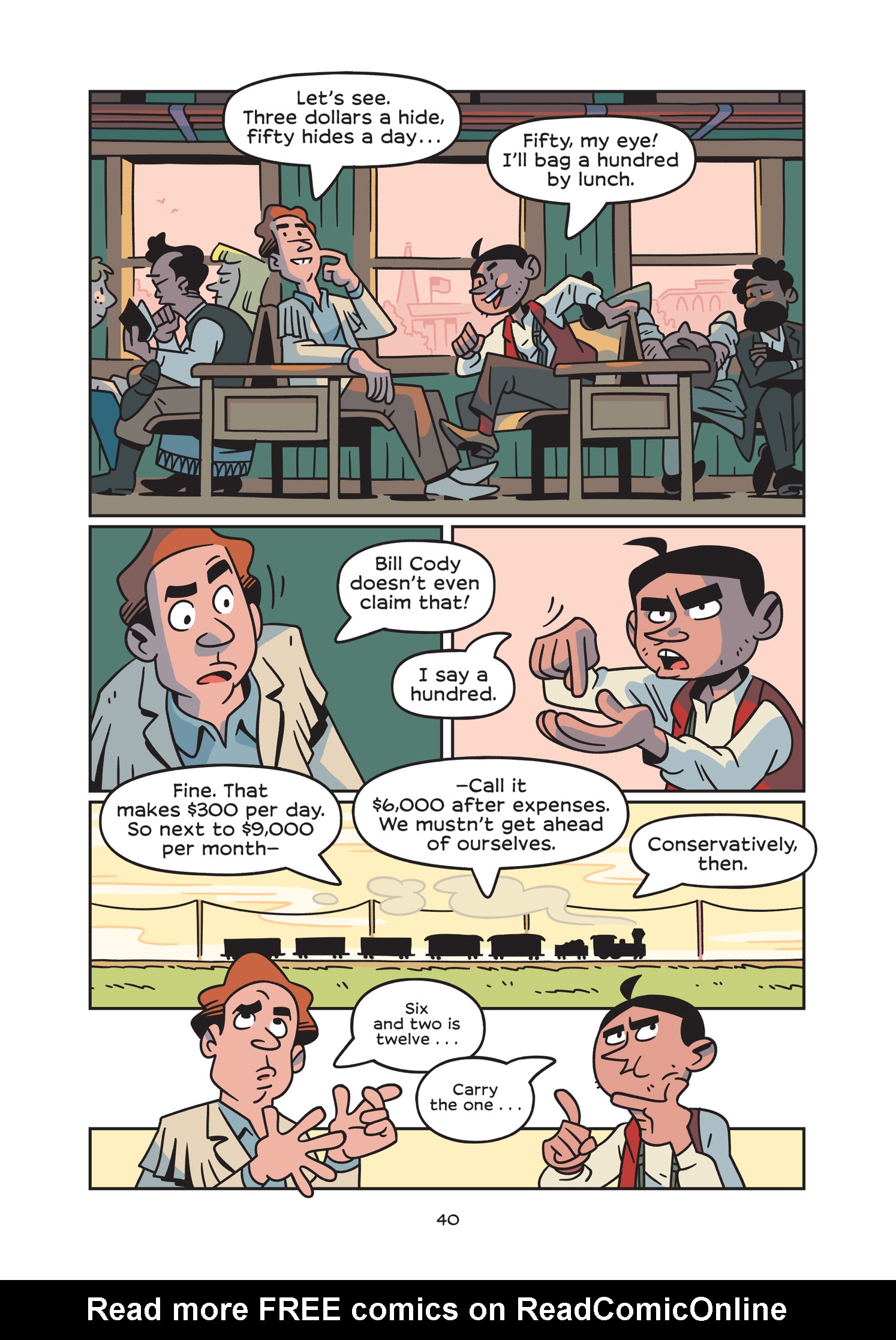Read online History Comics comic -  Issue # The American Bison - The Buffalos Survival Tale - 46