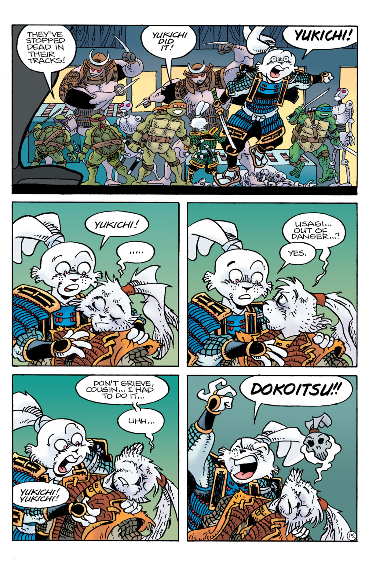 Read online Teenage Mutant Ninja Turtles/Usagi Yojimbo: WhereWhen comic -  Issue #5 - 17
