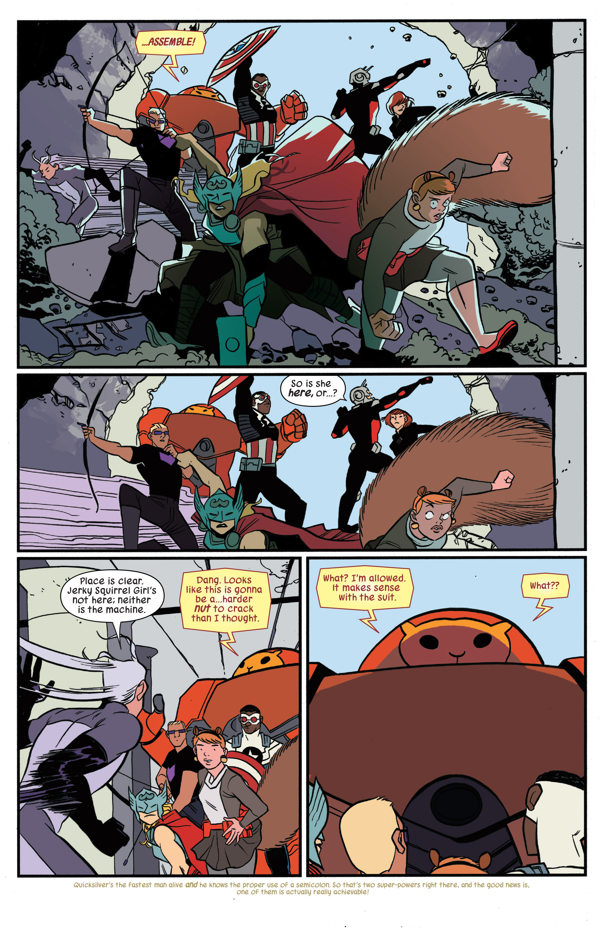 Read online The Unbeatable Squirrel Girl Beats Up the Marvel Universe comic -  Issue # TPB - 56