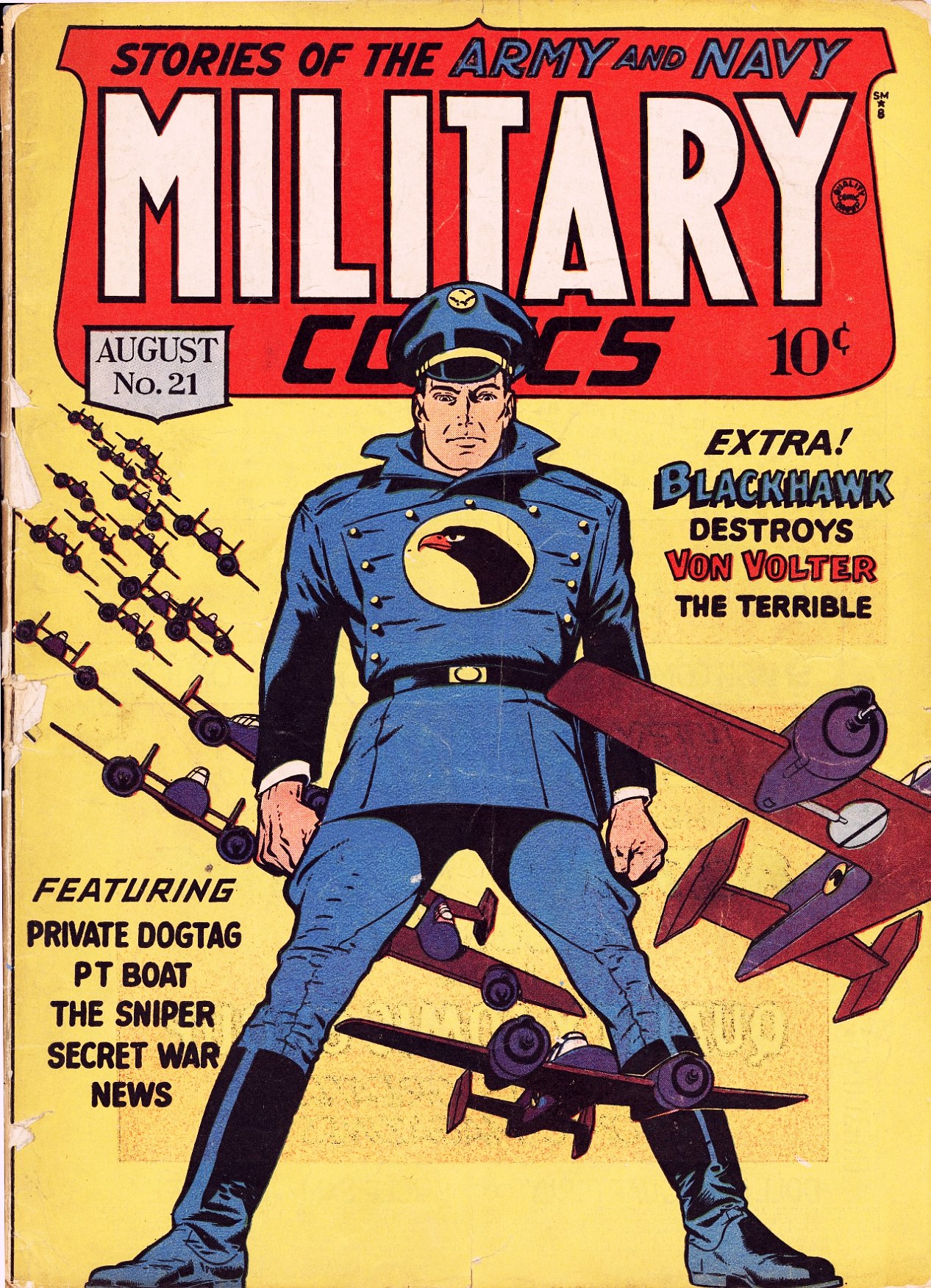 Read online Military Comics comic -  Issue #21 - 1