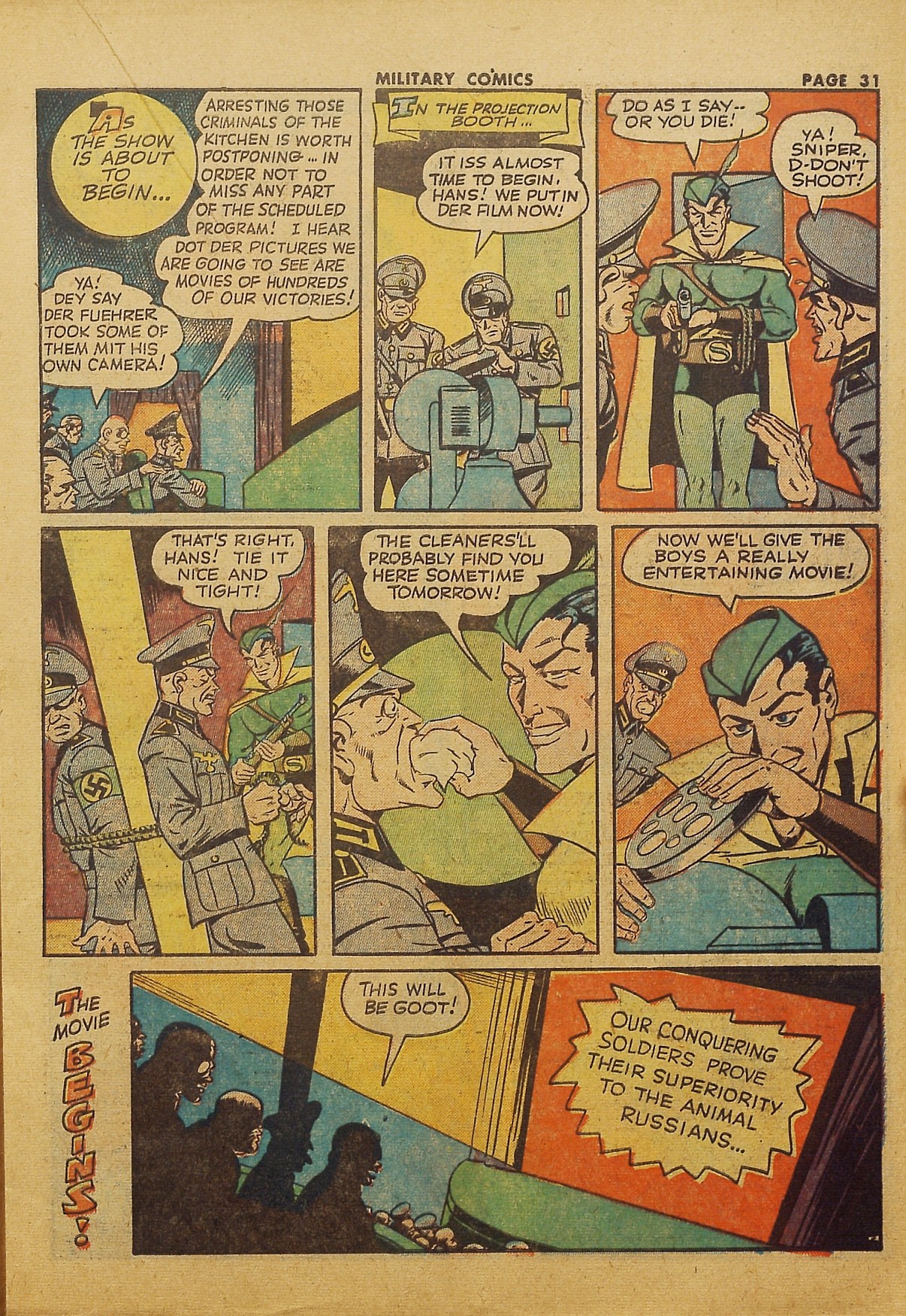 Read online Military Comics comic -  Issue #22 - 33