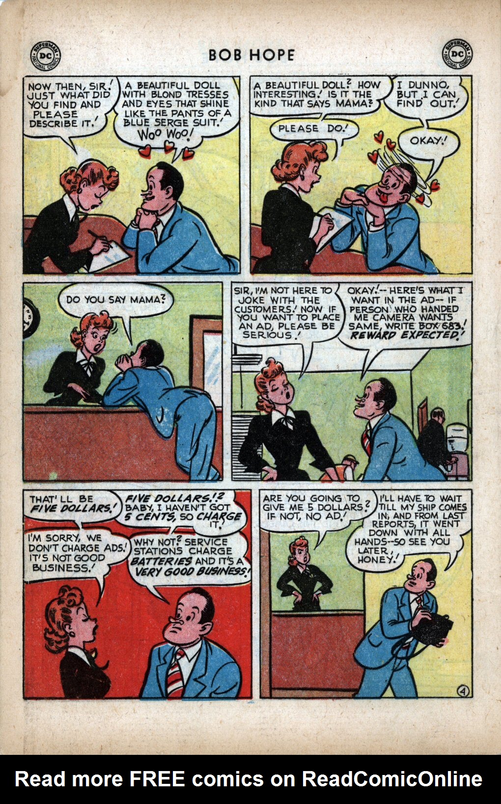 Read online The Adventures of Bob Hope comic -  Issue #13 - 7