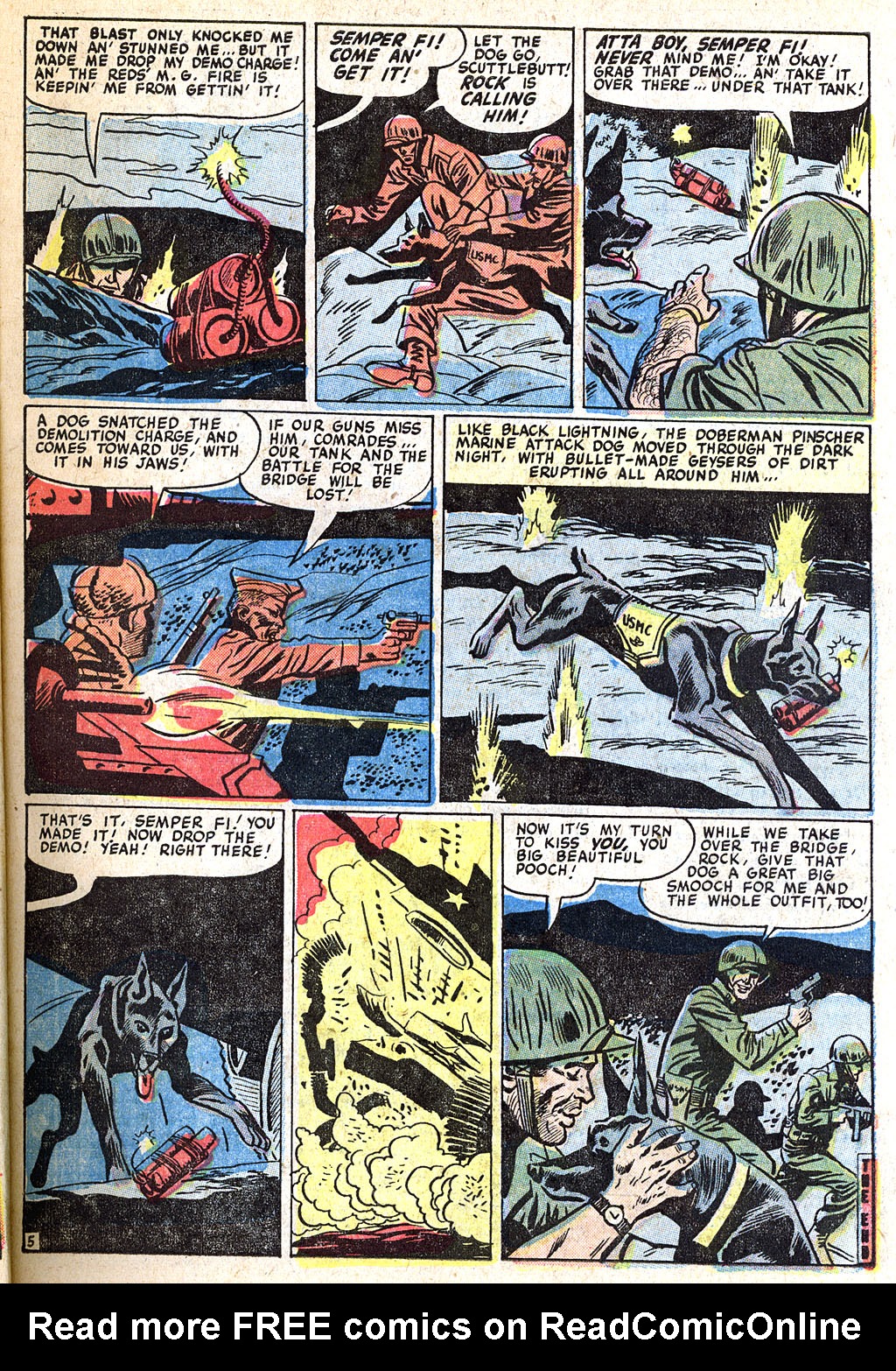 Read online Marines in Action comic -  Issue #11 - 7
