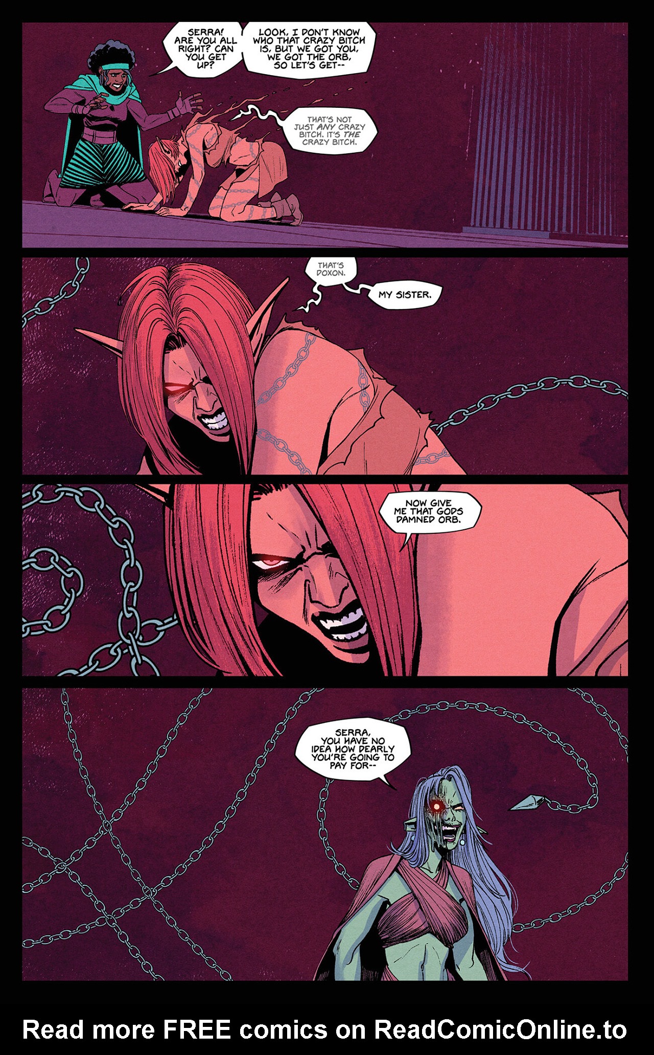 Read online Queen of Swords: A Barbaric Story comic -  Issue #3 - 30