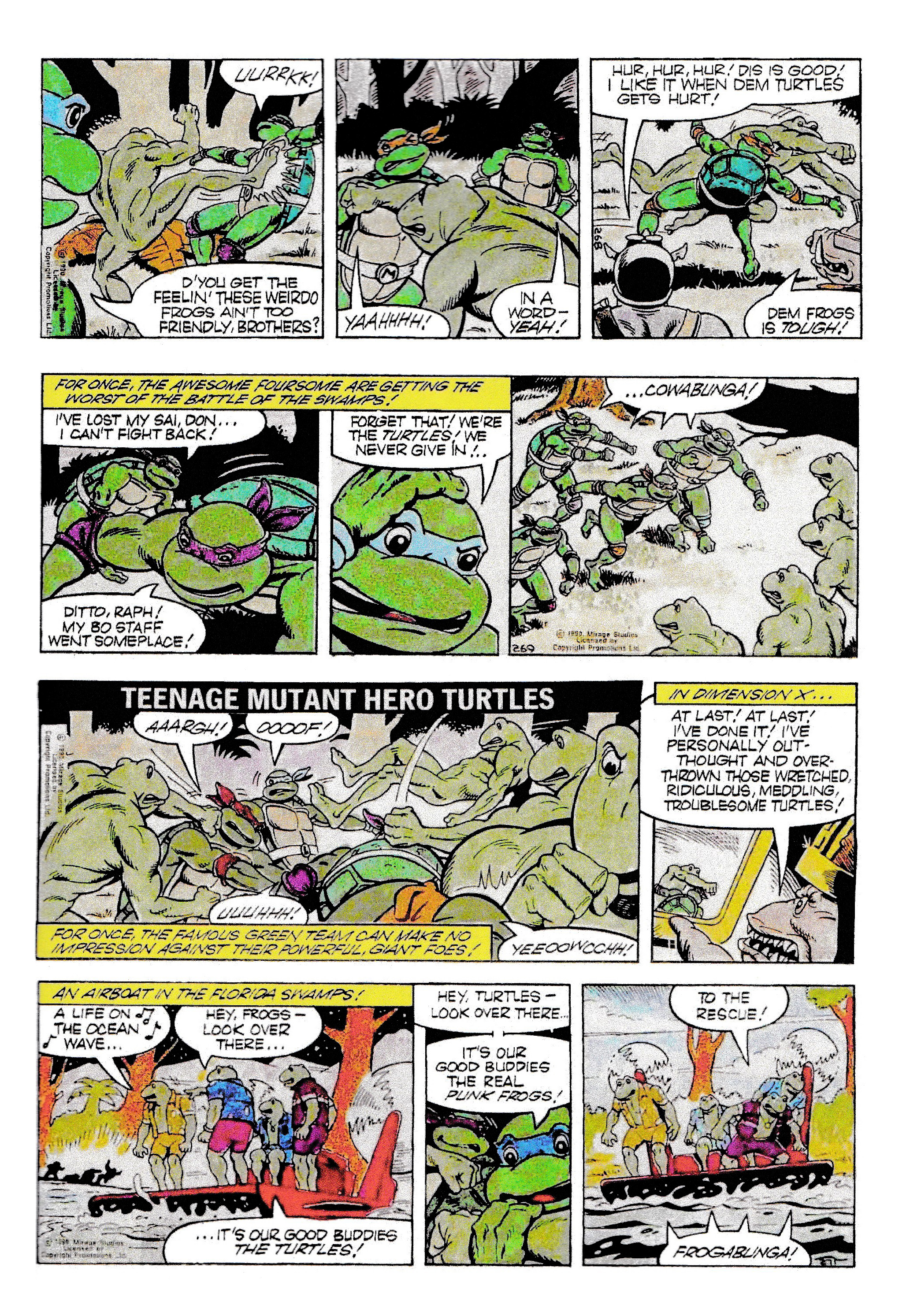 Read online Teenage Mutant Ninja Turtles: Complete Newspaper Daily Comic Strip Collection comic -  Issue # TPB 1 - 76