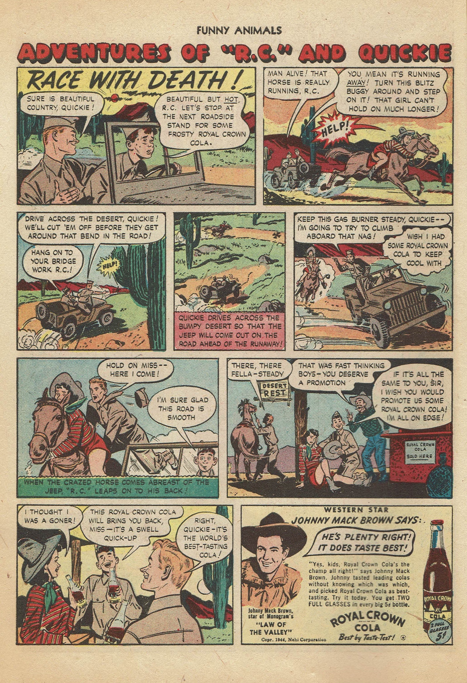 Read online Fawcett's Funny Animals comic -  Issue #25 - 10