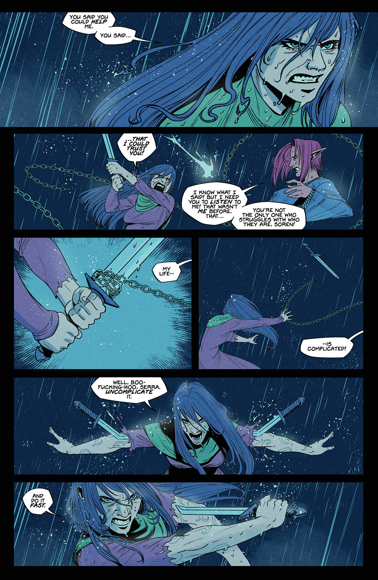 Read online Queen of Swords: A Barbaric Story comic -  Issue #3 - 15