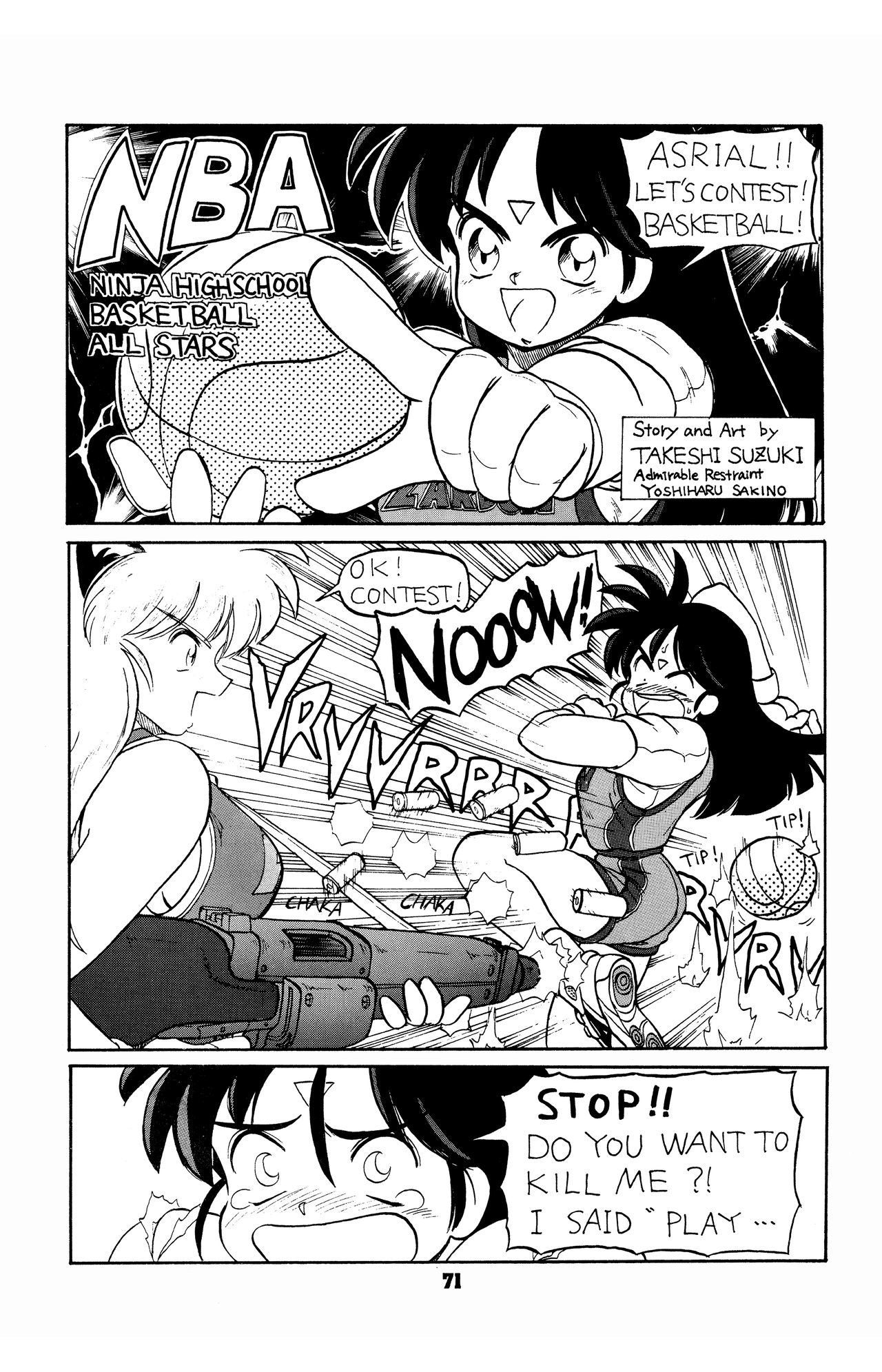 Read online Girls of Ninja High School comic -  Issue #3 - 72